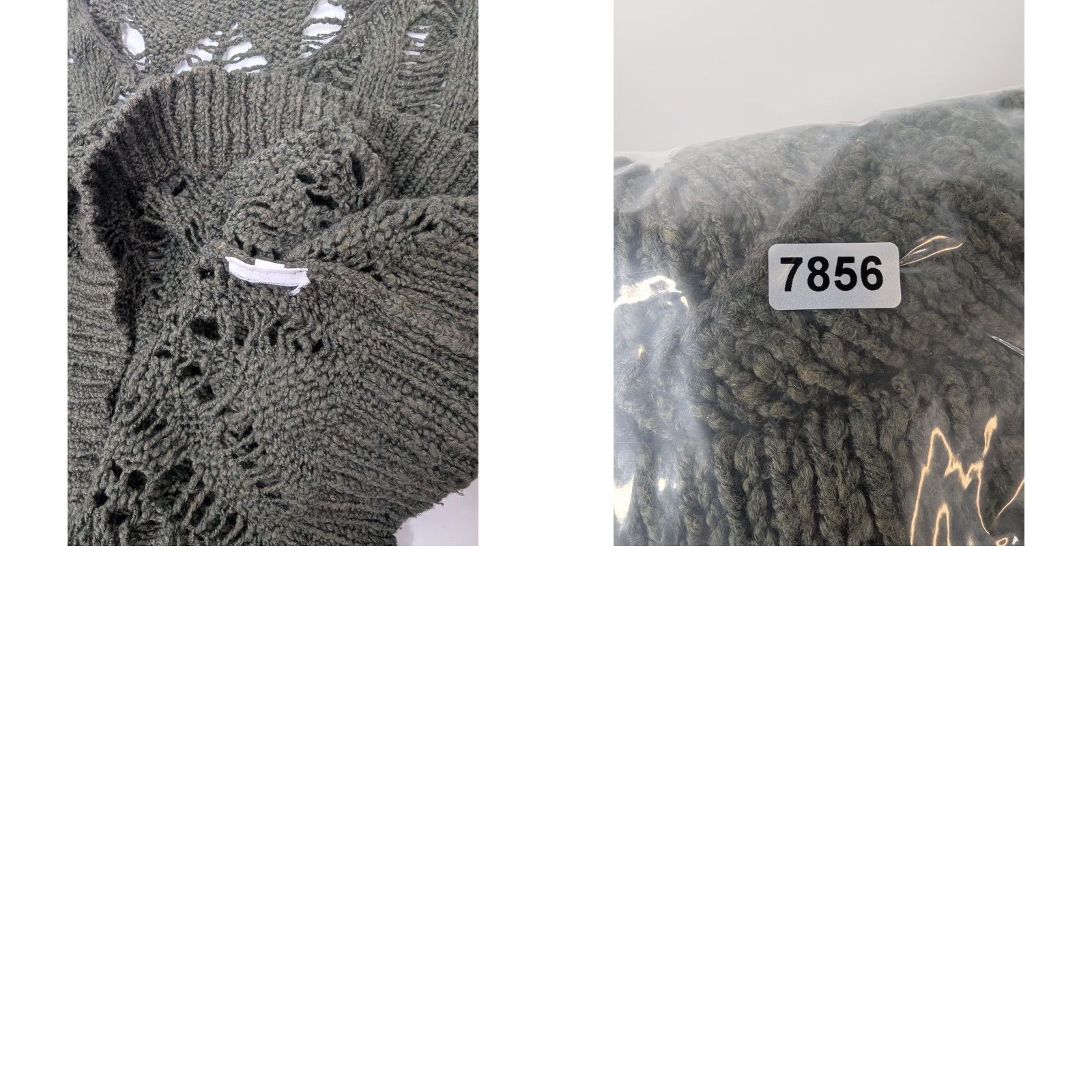 American Eagle Outfitters American Eagle Outfitters Women's Green Open Knit Crochet Coastal Sweater Large Size L / US 10 / IT 46 - 8 Thumbnail