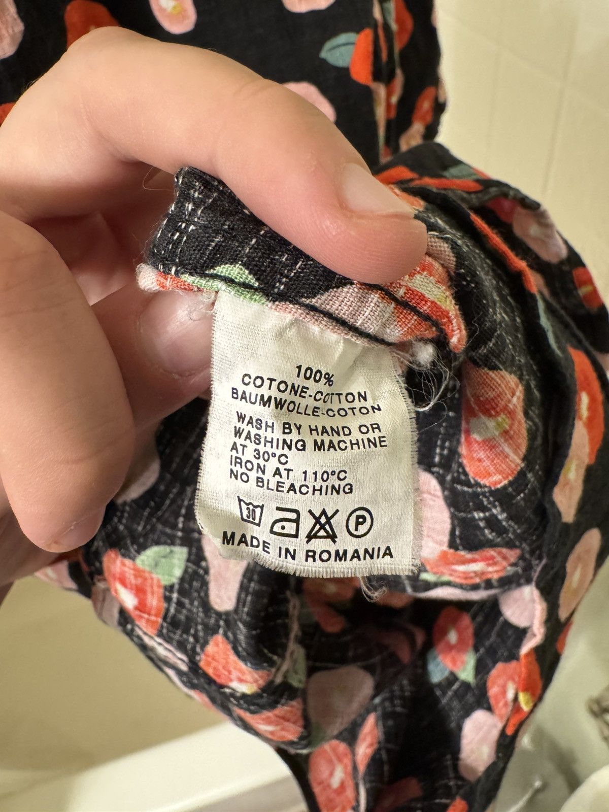 Raf Simons RAF SIMONS ‘floral’ button up short sleeve shirt Size US M / EU 48-50 / 2 - 6 Thumbnail