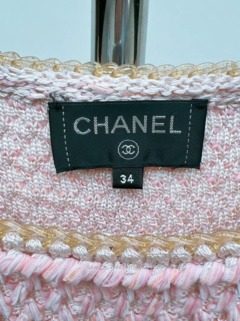 Chanel Chanel Data centre catwalk style pink braided dress Size XXS / US 00 / IT 34 - 7 Thumbnail
