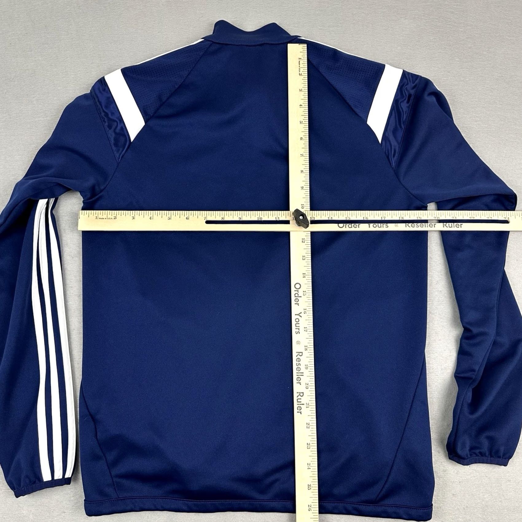 Adidas Adidas Track Jacket Mens Small Blue ClimaCool Full Zip Athletic 3 Stripes S Size US S / EU 44-46 / 1 - 7 Thumbnail