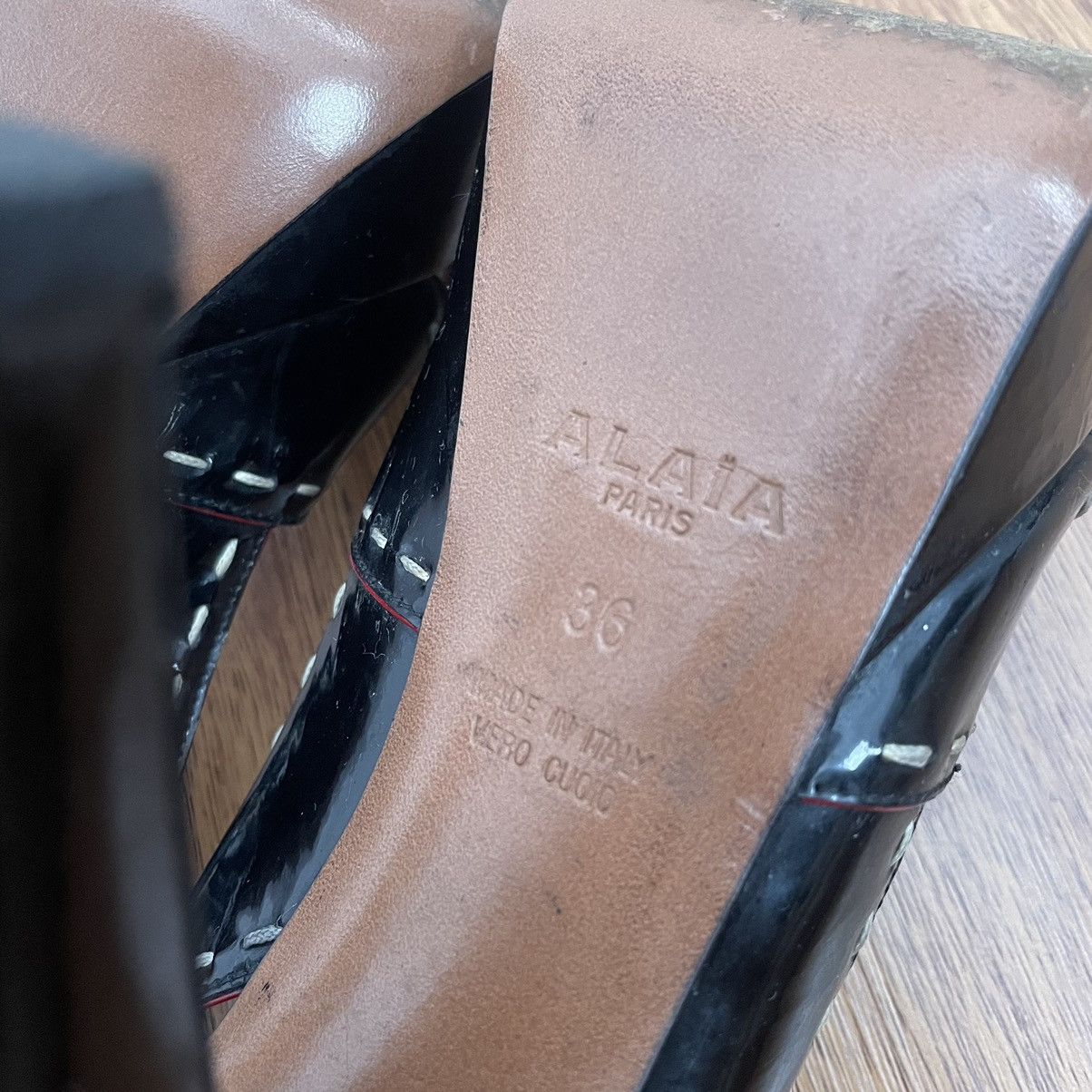Alaia × Designer ALAIA black high heels nice design Size US 6 / IT 36 - 7 Thumbnail