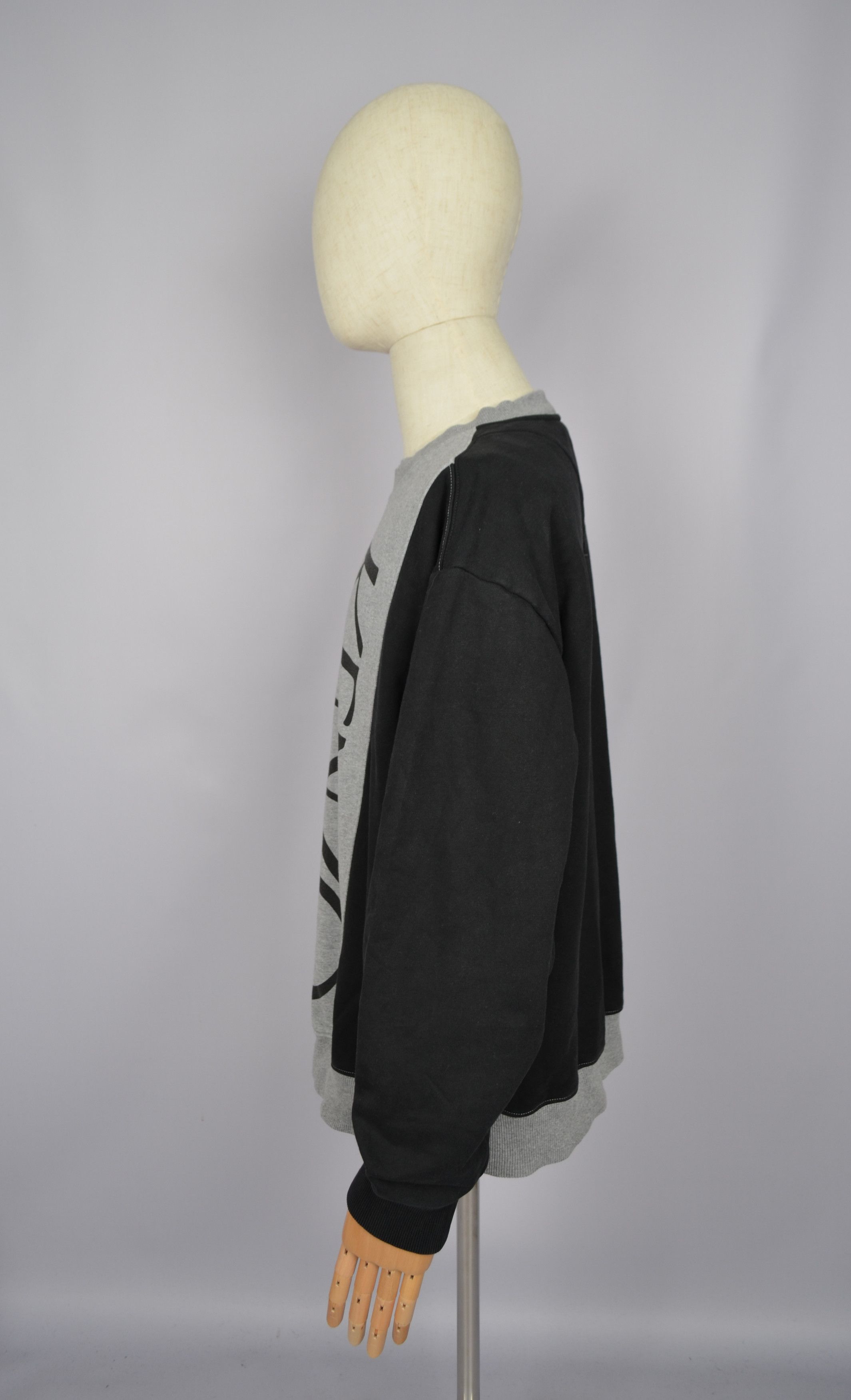 Designer × Kenzo KENZO Color Block Hoodie Dove Grey Logo Sweatshirt Designer Size US L / EU 52-54 / 3 - 7 Thumbnail