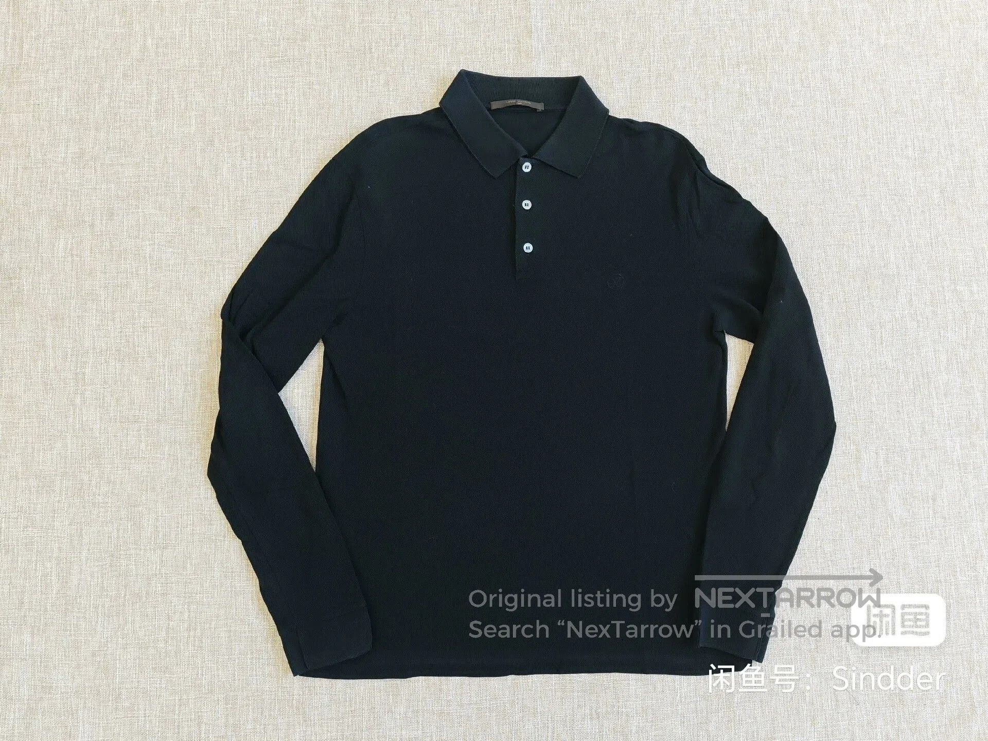 Louis Vuitton Louis Vuitton Men's Long-Sleeve Polo Shirt. Size US S / EU 44-46 / 1 - 1 Thumbnail