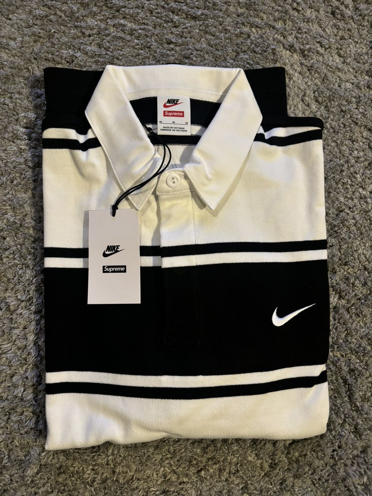 Nike × Supreme Supreme Nike Stripe Rugby Size US M / EU 48-50 / 2 - 4 Thumbnail