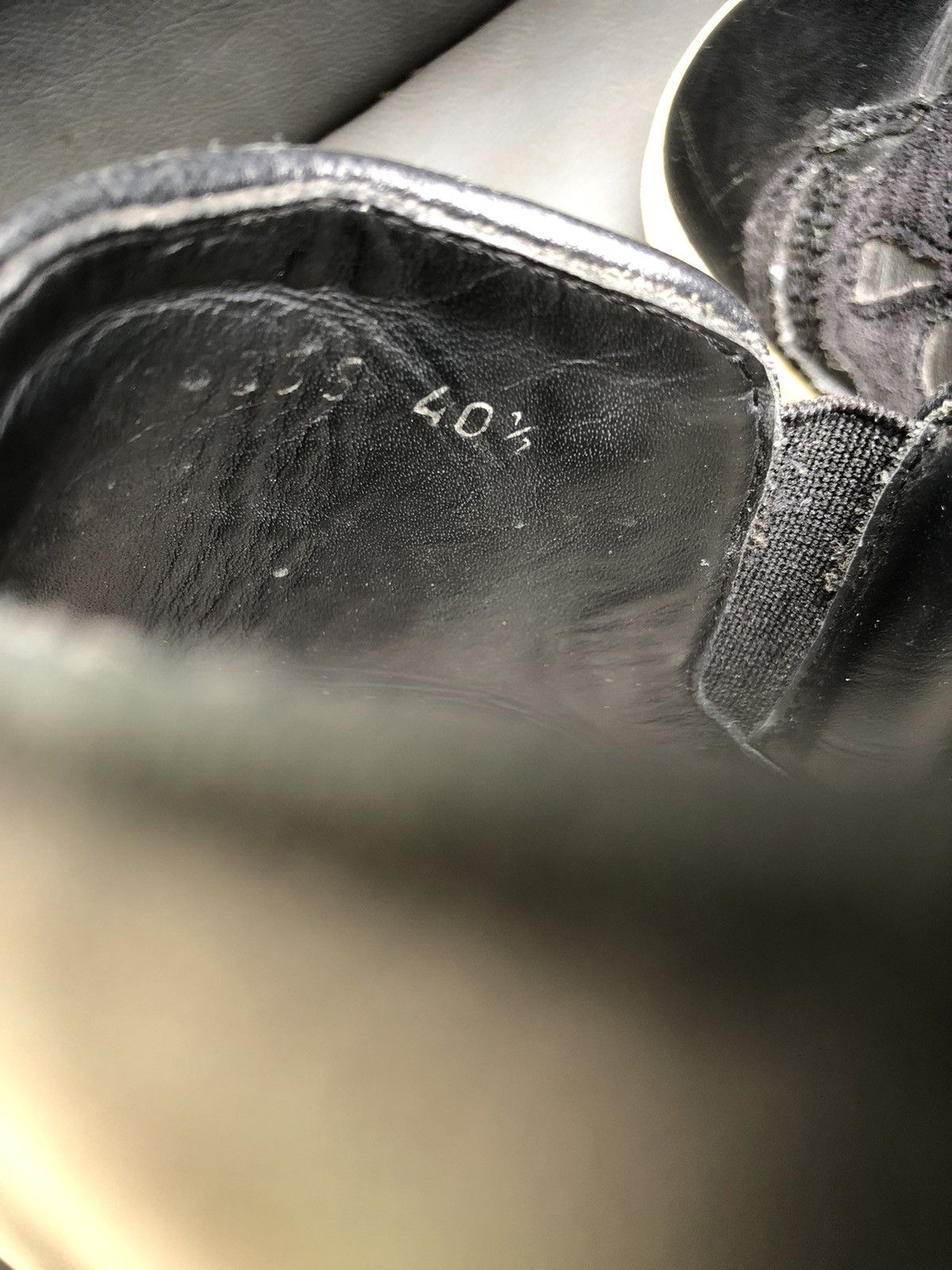 Alexander McQueen Alexander McQueen 432336 Black Leather Sneakers size 40 Size US 6.5 / EU 39-40 - 9 Thumbnail