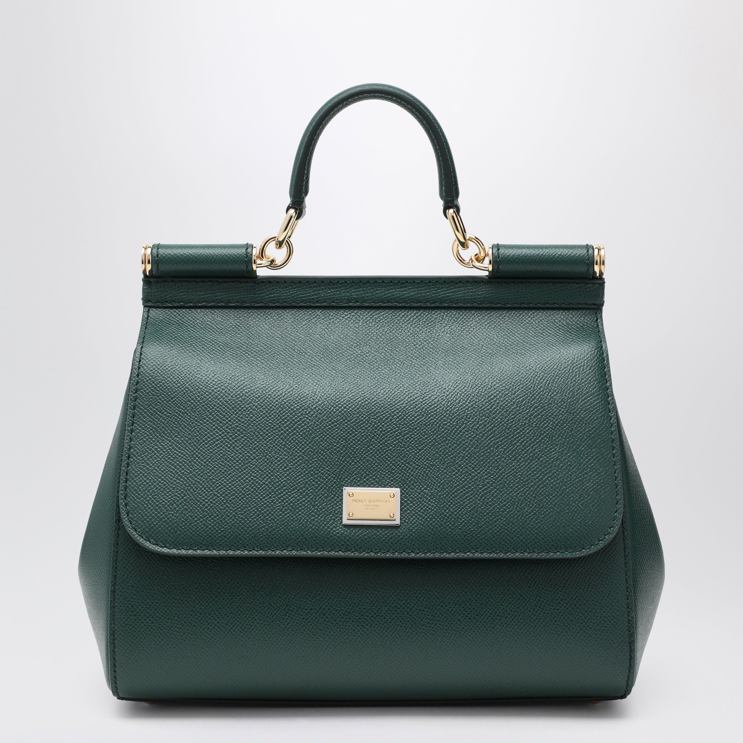Dolce & Gabbana Dolce&Gabbana Large Sicily Handbag In Lago Green Size ONE SIZE - 1 Thumbnail