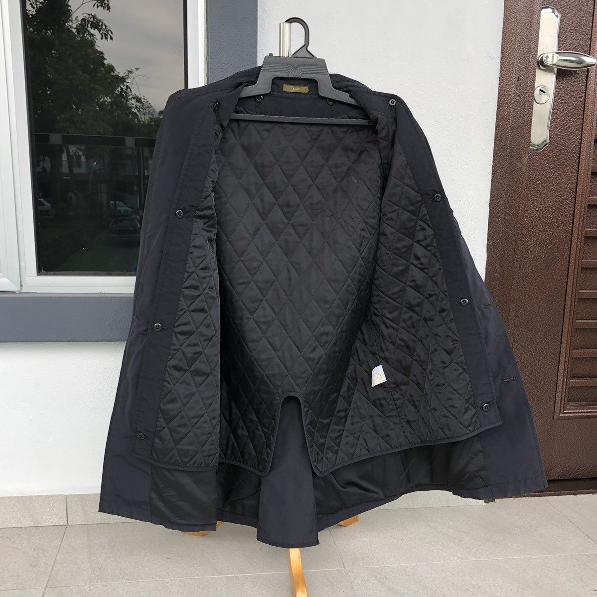 Yohji Yamamoto A.A.R Yohji Yamamoto Design Studio Trench Coat Size US L / EU 52-54 / 3 - 7 Thumbnail
