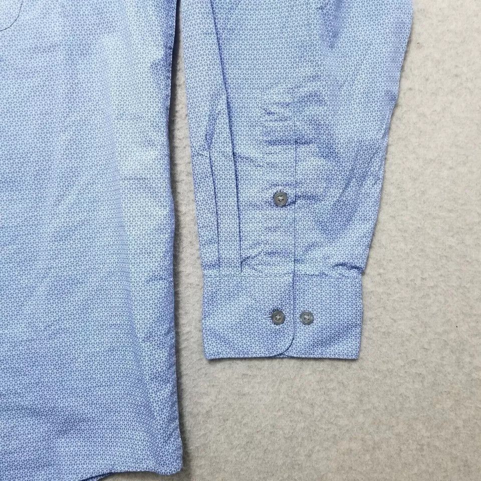 Alfani Alfani Shirt Mens Large Casual Button Up Long Sleeve Pocket Size US L / EU 52-54 / 3 - 3 Thumbnail