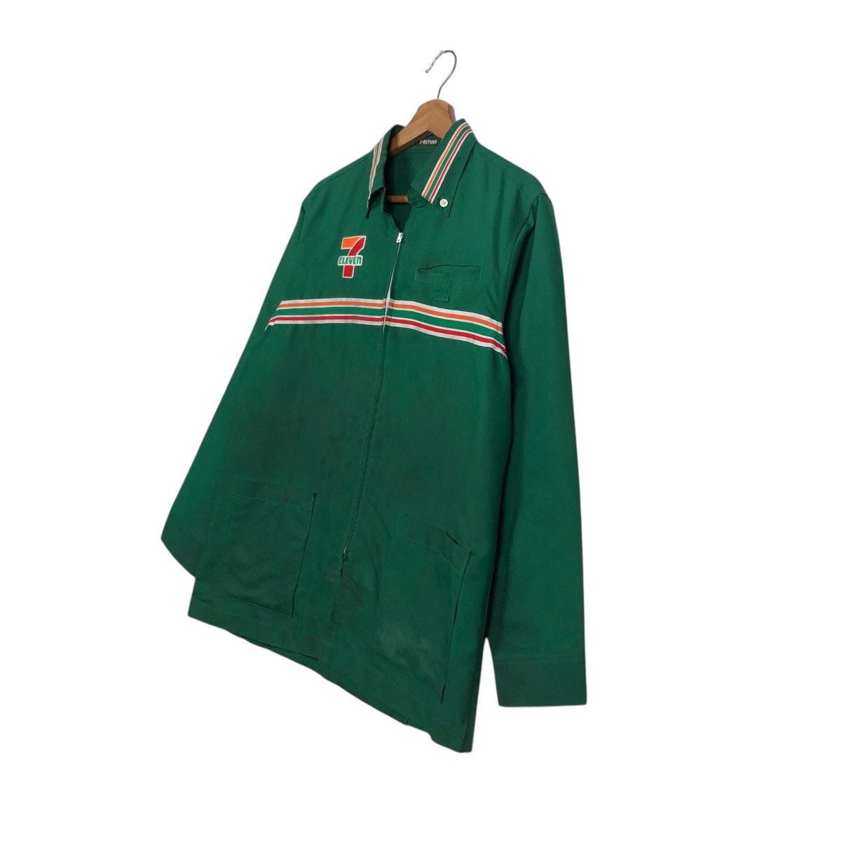 Japanese Brand 📌Vintage Chore Worker Jacket 7-Eleven Spell Out Big Logo Size US M / EU 48-50 / 2 - 3 Thumbnail