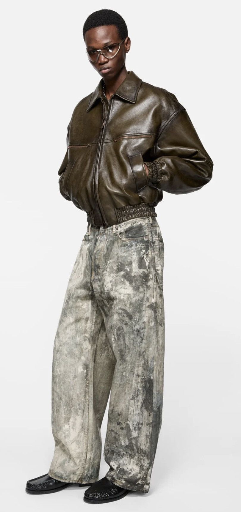 Acne Studios Acne Studios 1981 Cold Grey Trompe L'Oeil Jeans Size US 34 / EU 50 - 6 Thumbnail