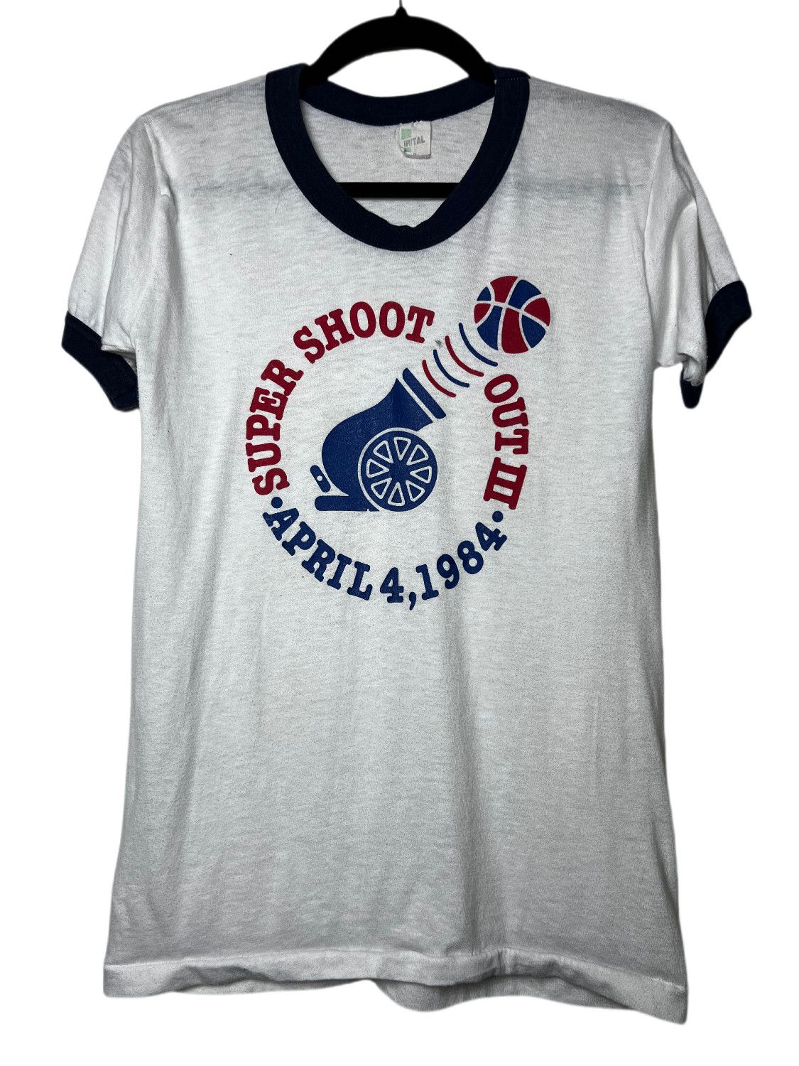 Vintage Vintage Super Shoot Out 3 - April 4, 1984 Basketball T-Shirt Size US M / EU 48-50 / 2 - 1 Thumbnail