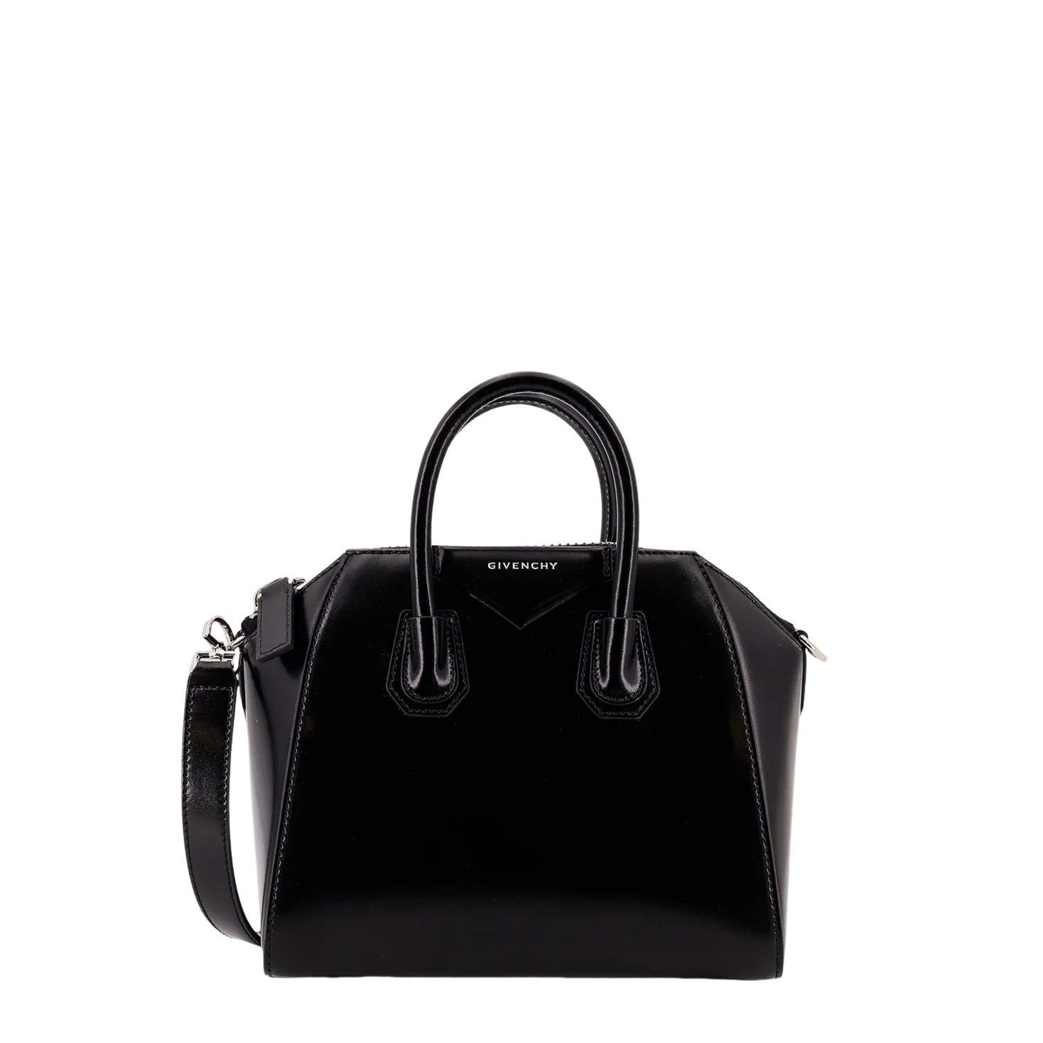 Givenchy GIVENCHY Antigona Mini Black Smooth Leather Handbag New And Size ONE SIZE - 1 Thumbnail
