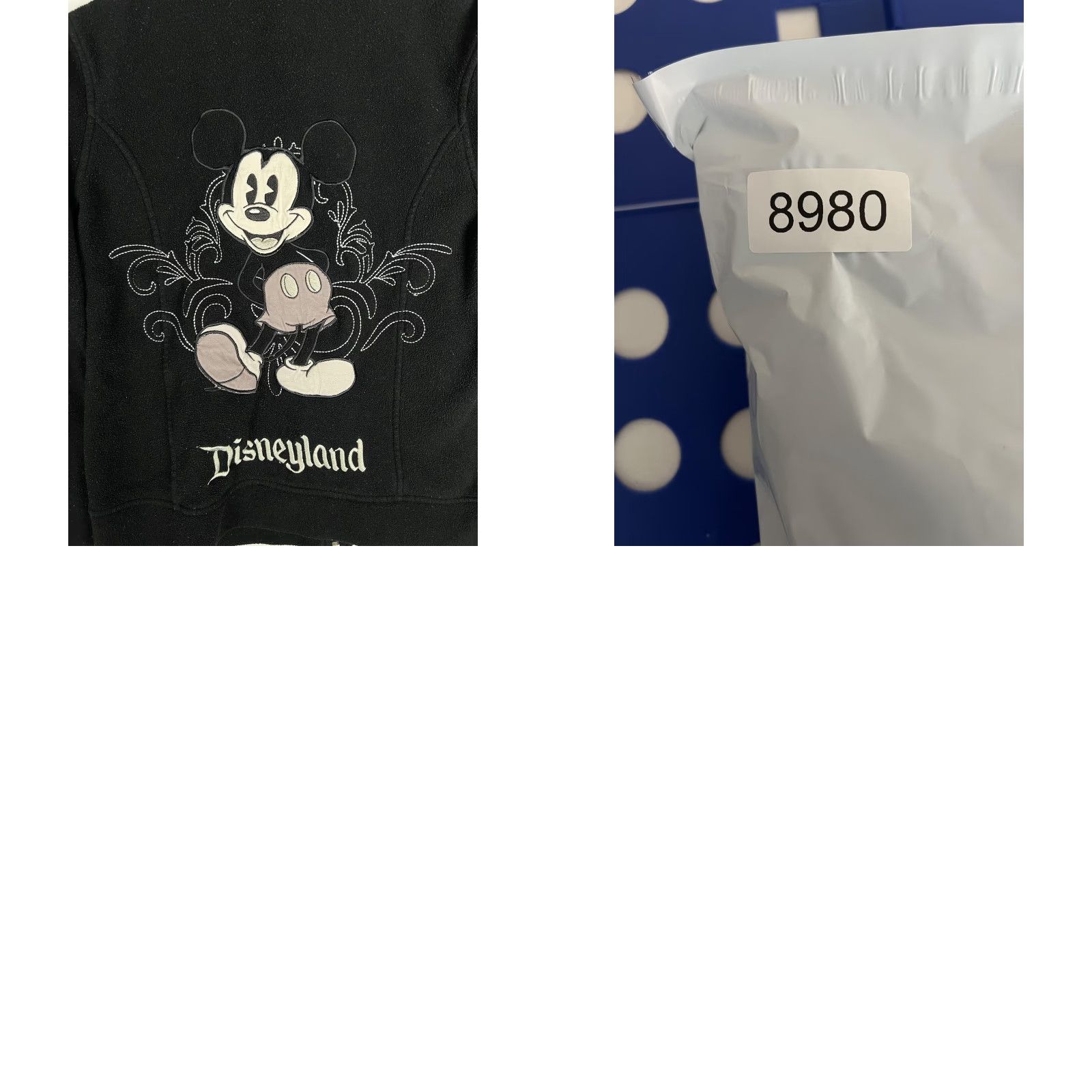 Disney VINTAGE Disney Hoodie Mickey Mouse Fleece Jacket Black M Women's Size M / US 6-8 / IT 42-44 - 8 Thumbnail