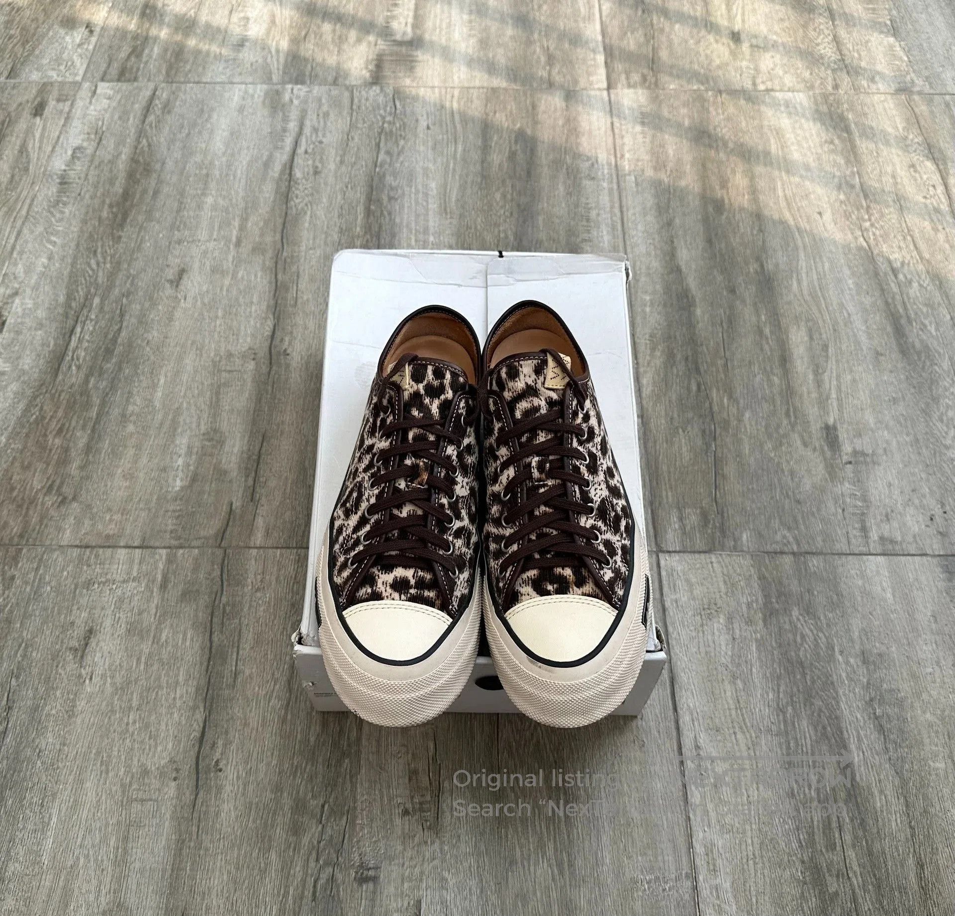 Visvim visvim skagway lo leopard canvas sneakers. Size US 9 / EU 42 - 1 Thumbnail