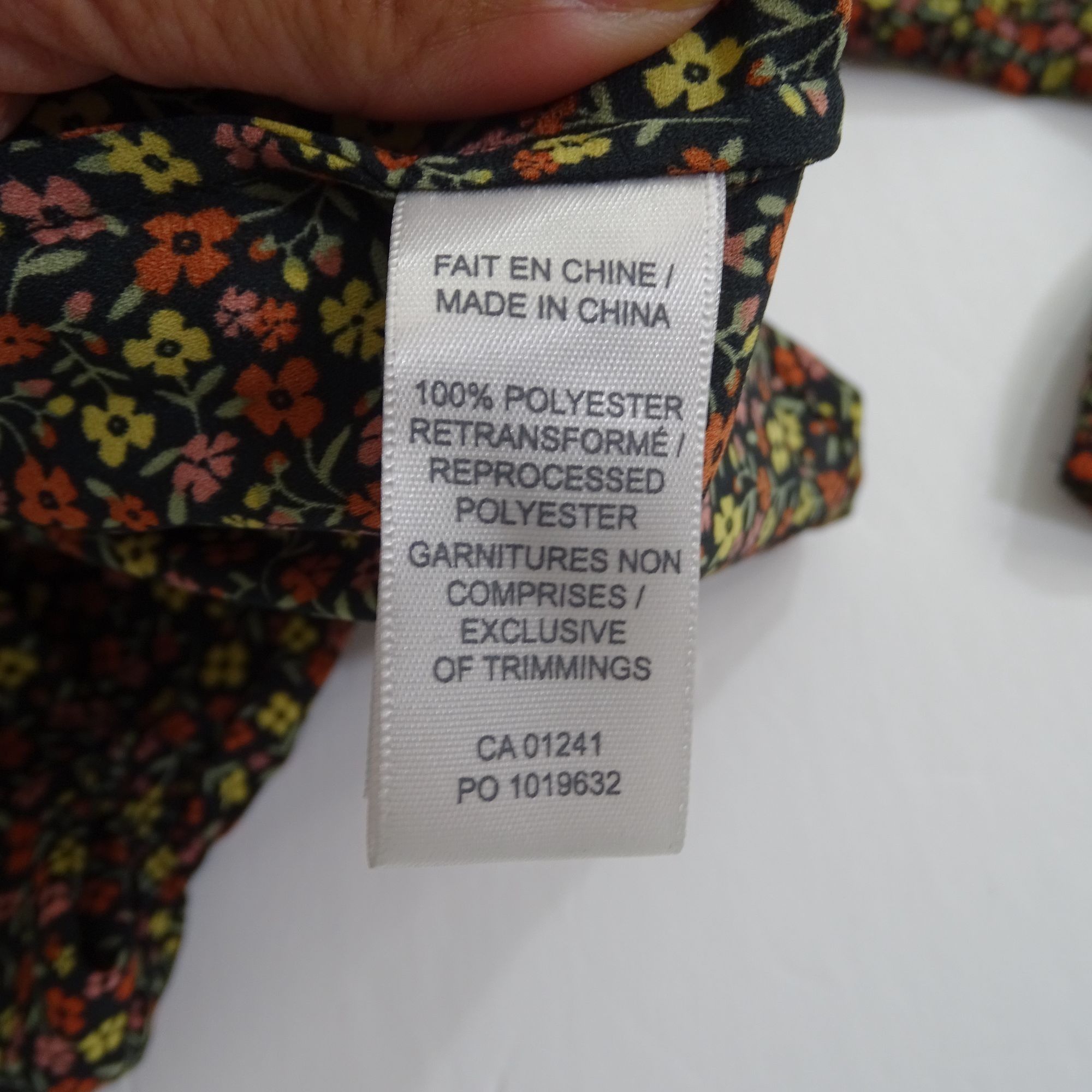 Simons Twik Par Simons Black Floral Long Sleeve Smocked High Neck Size XS / US 0-2 / IT 36-38 - 8 Thumbnail