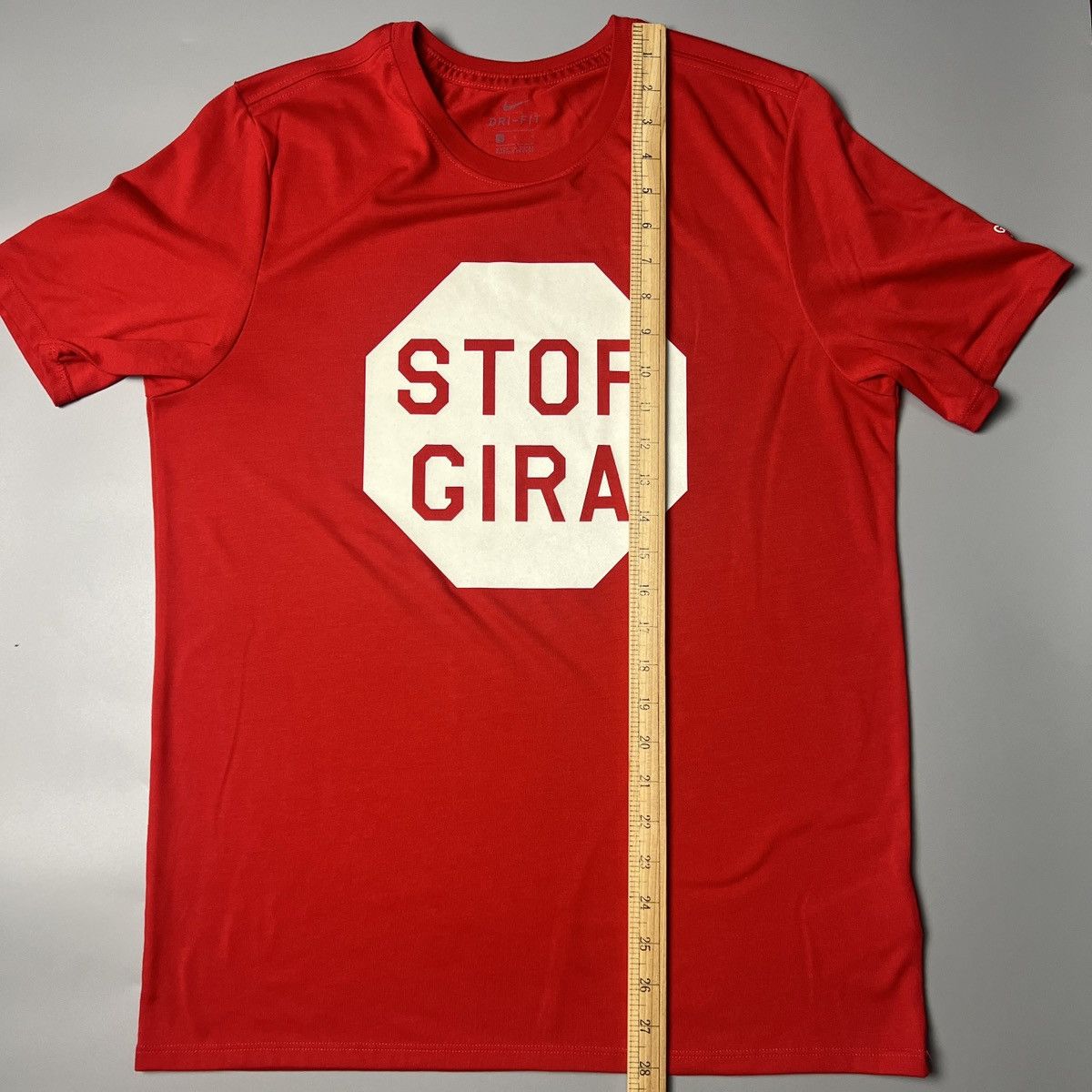 Nike × Undercover Nike x Undercover Lab Gyakusuo STOP GIRA reflective tee Size US L / EU 52-54 / 3 - 16 Thumbnail