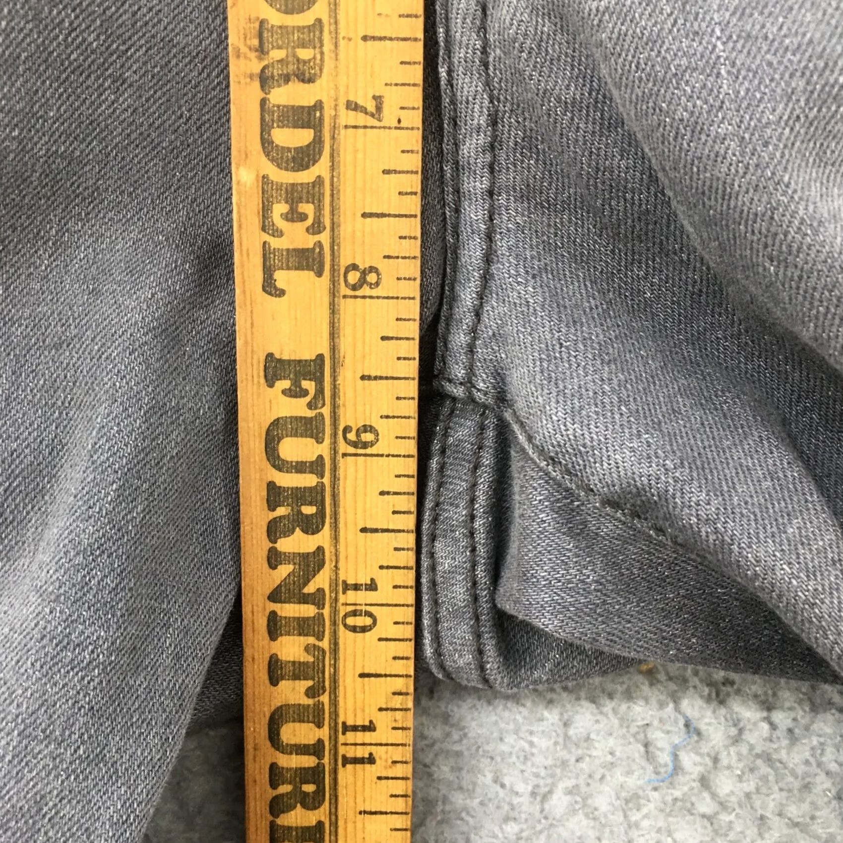Banana Republic Banana Republic Skinny Fit Jeans Women 29/8 Gray Mid Rise Zip Fly Denim 5-Pocket Size 29" - 7 Thumbnail