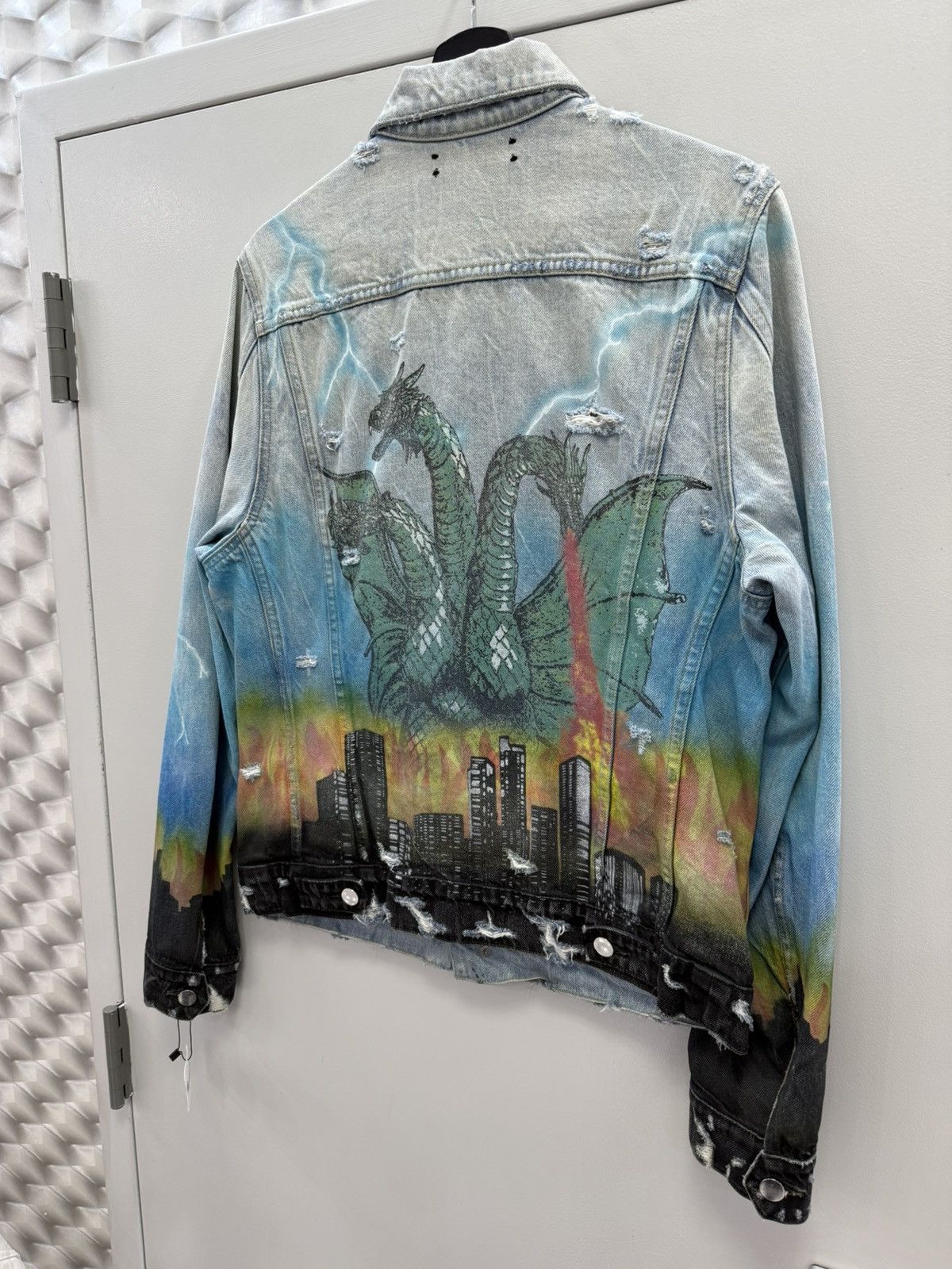Amiri Amiri Dragon City Denim Jacket Size US L / EU 52-54 / 3 - 6 Thumbnail