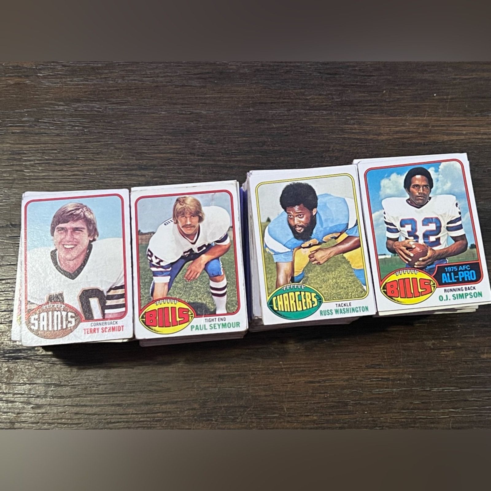 NFL 1976 Topps Football Card Lot of APPROX 390 Stars, RCs, EX-MT Size ONE SIZE - 1 Thumbnail