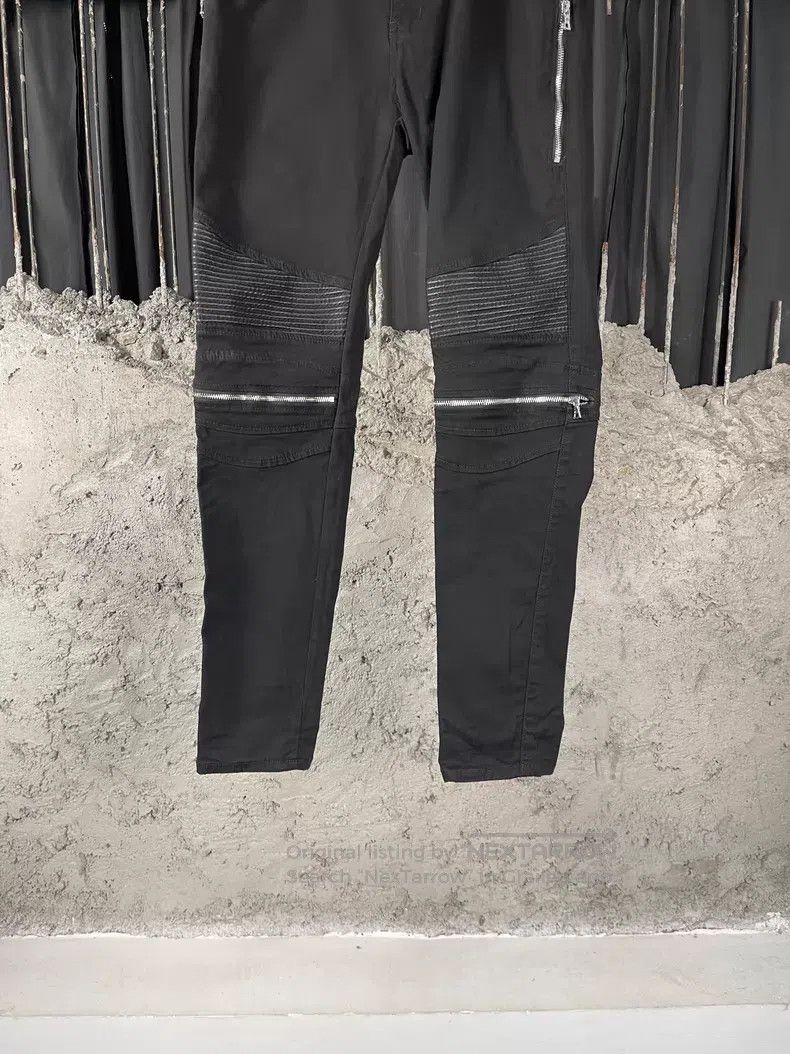 Amiri Amiri Leather patched denim jeans Size US 34 / EU 50 - 4 Thumbnail