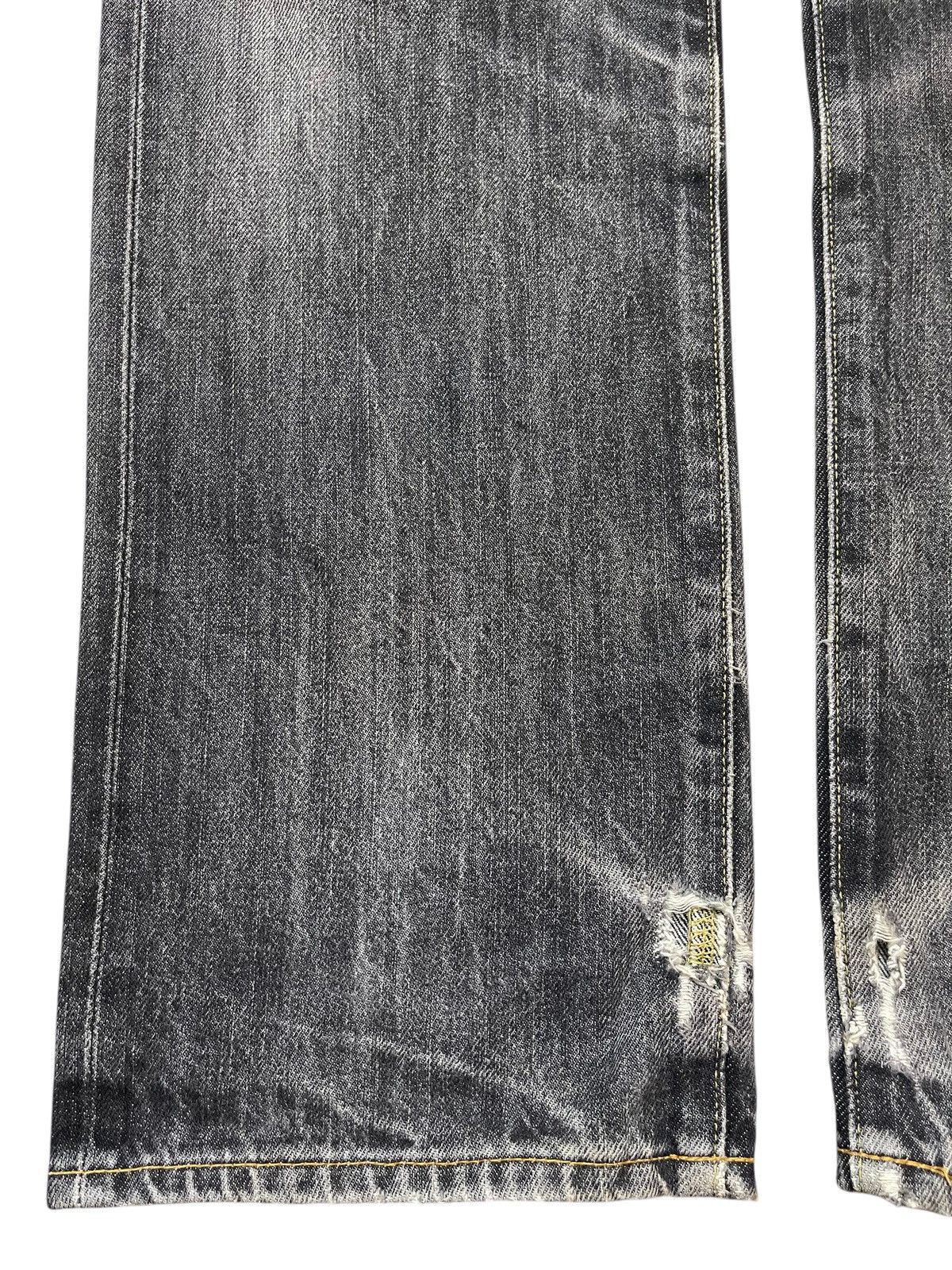 Uniqlo Vintage Japanese Uniqlo Selvedge Faded Stone Wash Distressed Size US 35 - 8 Thumbnail