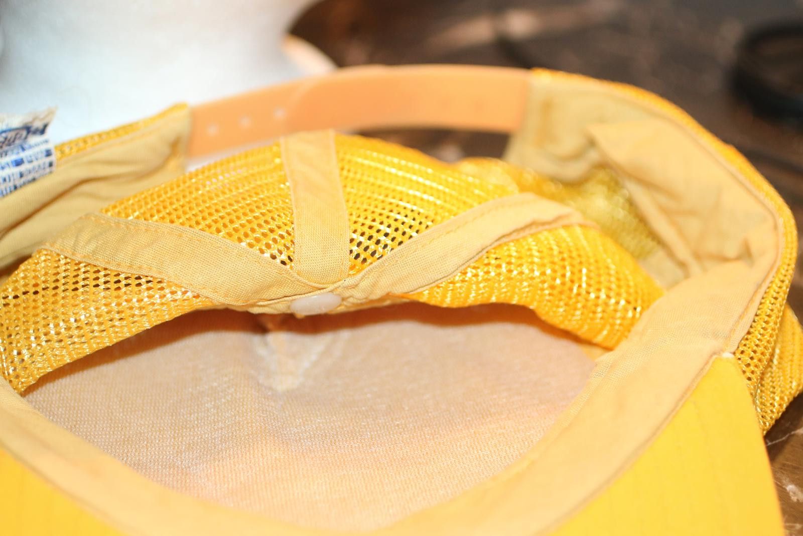 Other Vintage GEMTUN Service Company Trucker Hat Yellow Mesh Cap Size ONE SIZE - 7 Thumbnail