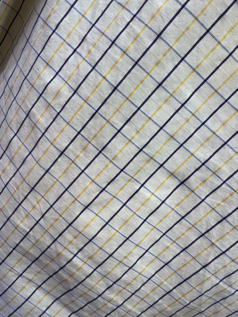 Yves Saint Laurent Vintage Yves Saint Laurent YSL Mens Short Sleeve Shirt Plaid Size US L / EU 52-54 / 3 - 19 Thumbnail