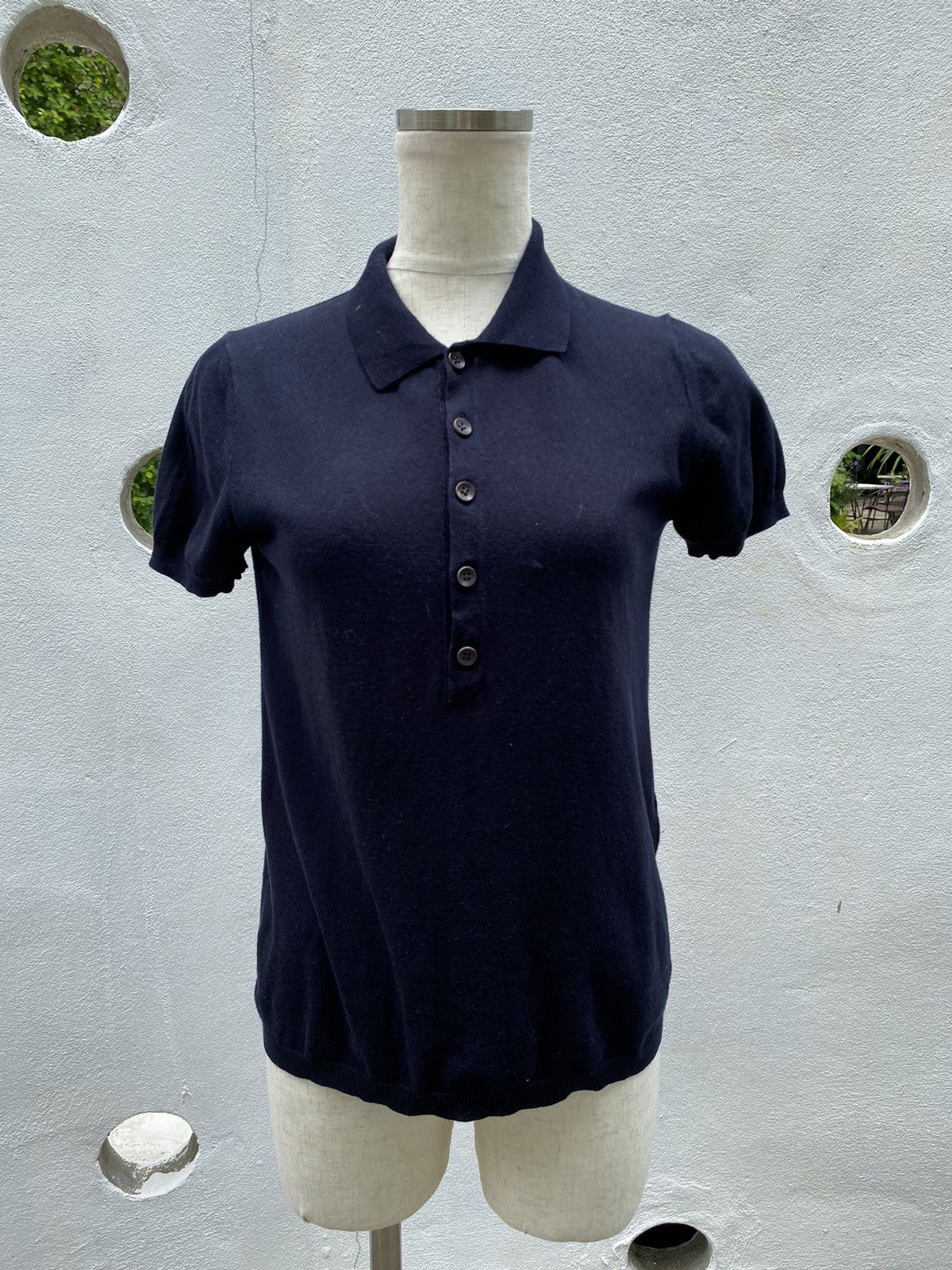 Designer 45rpm black polo shirt Size XS / US 0-2 / IT 36-38 - 1 Thumbnail