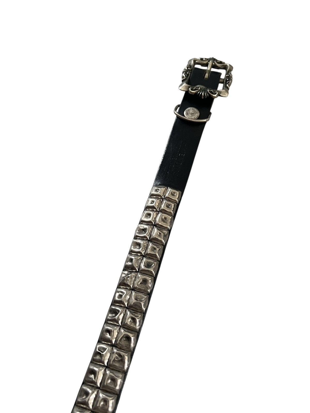 foot the coacher Wendy’s x Foot The Coacher 🏴󠁧󠁢󠁥󠁮󠁧󠁿 Studded Leather Belt Size 34 - 13 Thumbnail