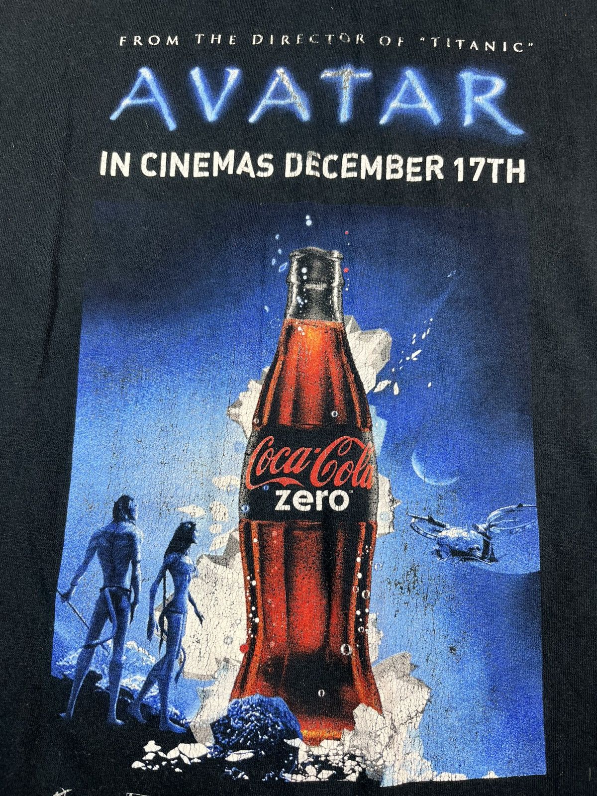 Coca Cola Vintage AVATAR Promo By Coca Cola Zero Very Rare T Shirt Size US M / EU 48-50 / 2 - 6 Thumbnail