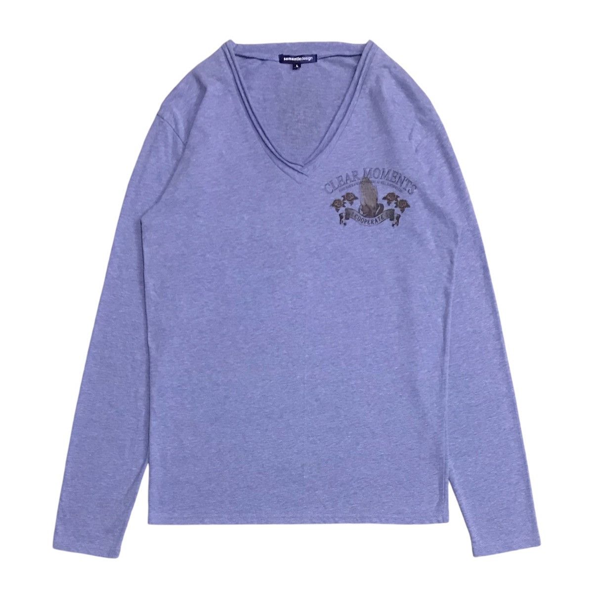 semanticdesign Semantic Design Long Sleeve Size US L / EU 52-54 / 3 - 3 Thumbnail