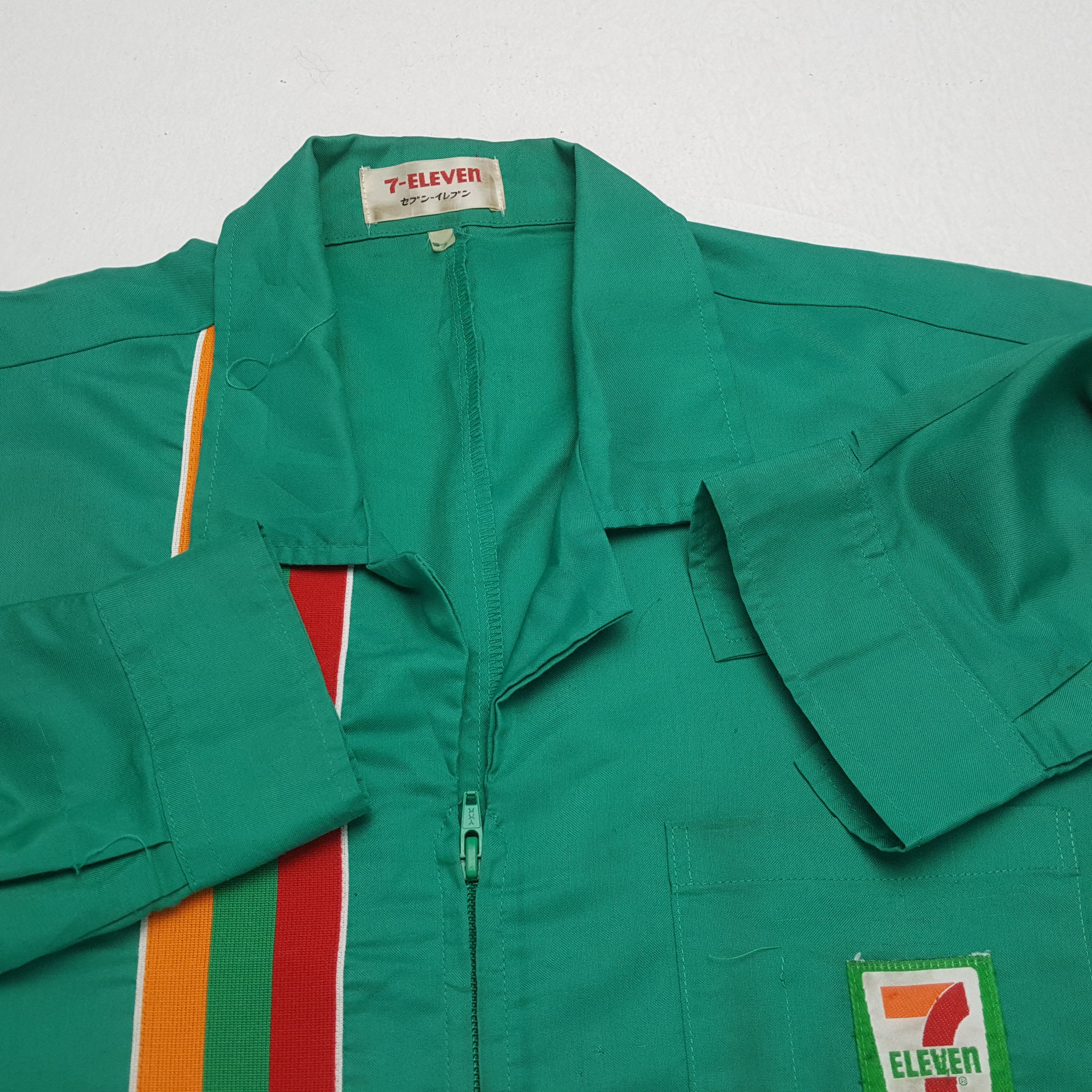 Japanese Brand × Vintage Vintage 7-ELEVEn Japanese Workers Uniform Shirt Jacket Size US L / EU 52-54 / 3 - 9 Thumbnail