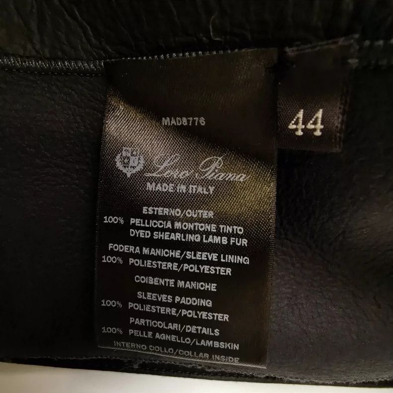 Loro Piana LORO PIANA Black lamb fur coat Size M / US 6-8 / IT 42-44 - 5 Thumbnail