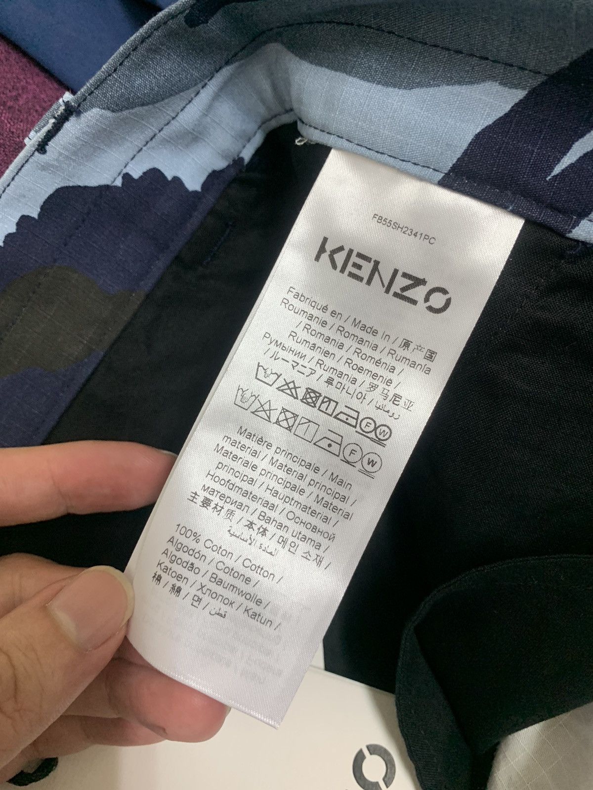 Kenzo KENZO TROPIC CAMO PRINTED CARGO SHORT Size US 32 / EU 48 - 9 Thumbnail