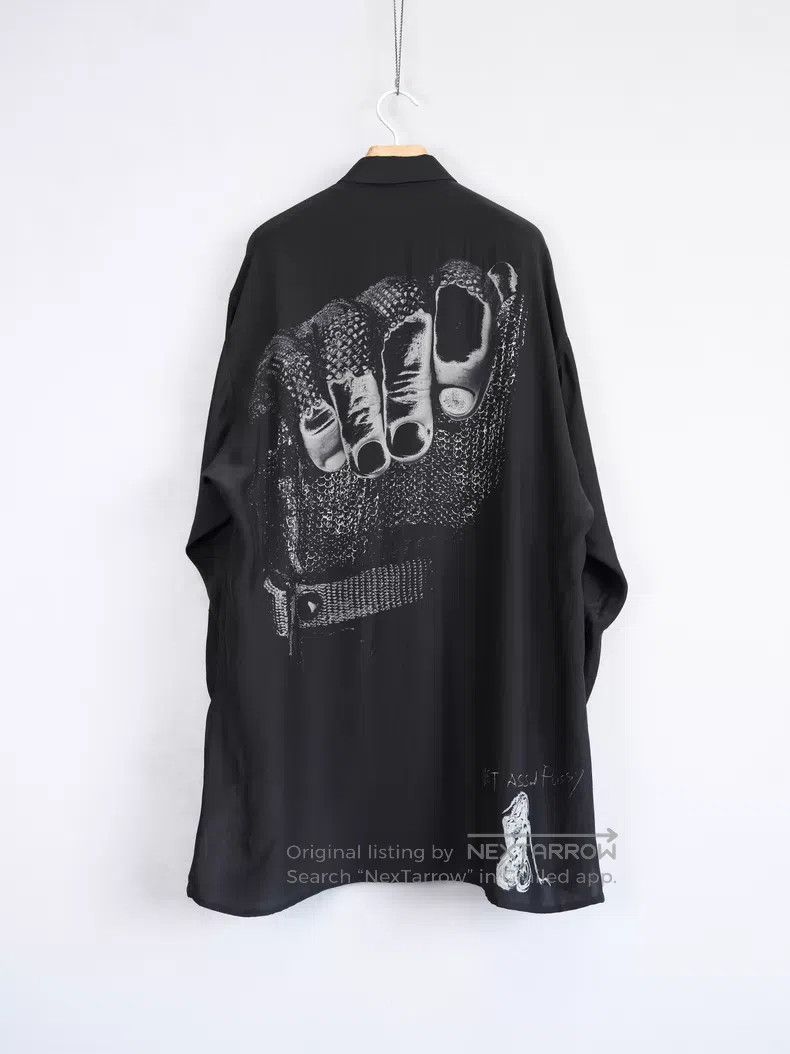 Yohji Yamamoto Yohji Yamamoto 21AW chainmail glove silk shirt| Size US M / EU 48-50 / 2 - 1 Thumbnail
