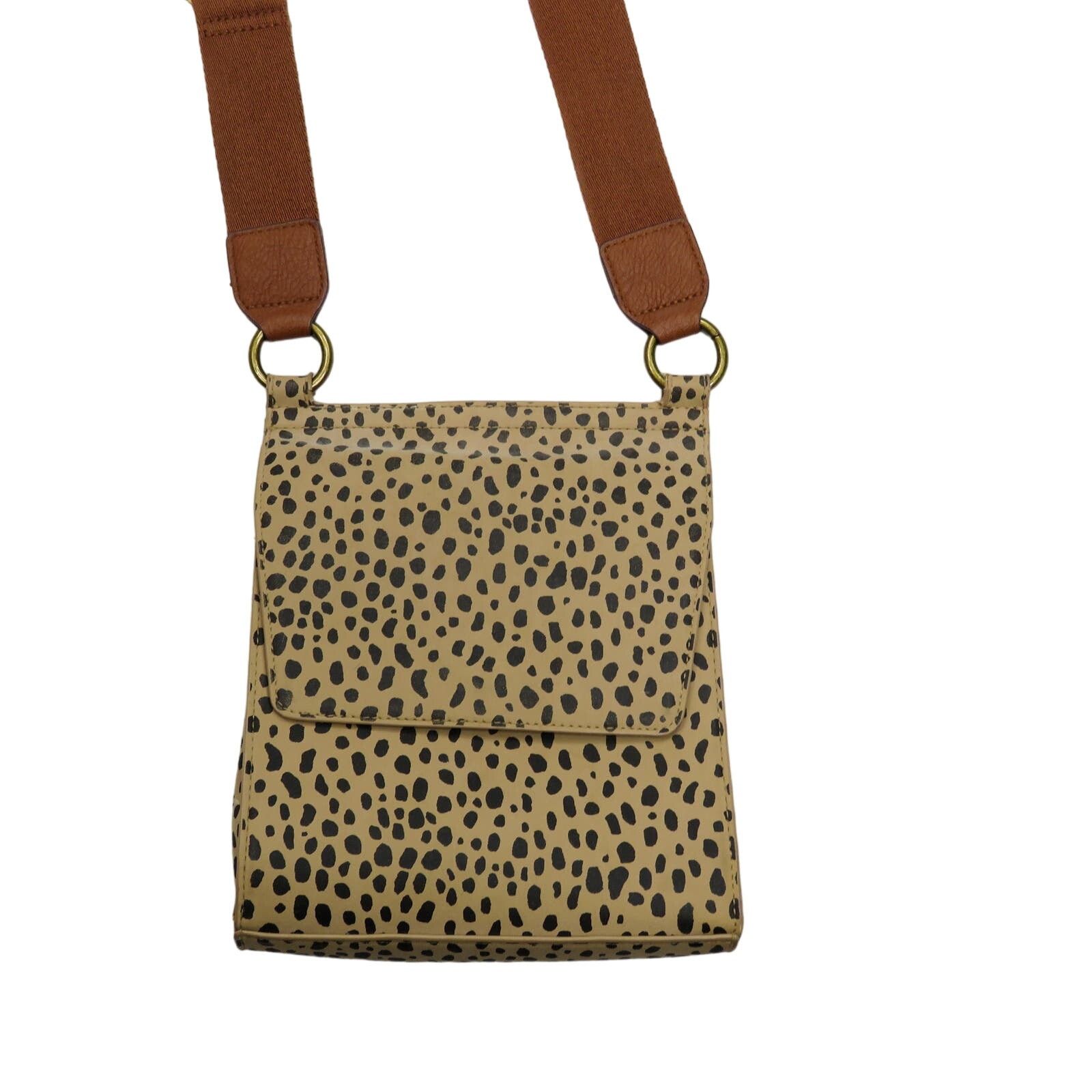 Target Basics Universal Thread Leopard Print Crossbody Bag Size ONE SIZE - 3 Thumbnail