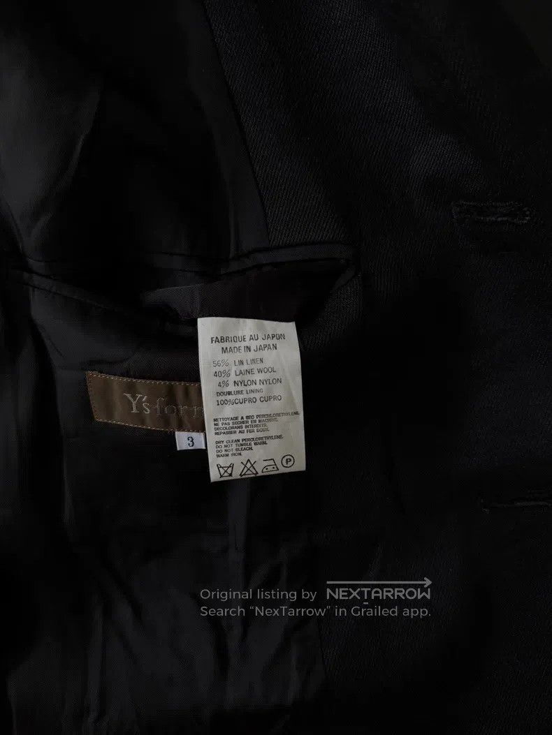 Yohji Yamamoto Yohji Yamamoto 2000AW Wool Linen Blazer jacket Size US L / EU 52-54 / 3 - 8 Thumbnail