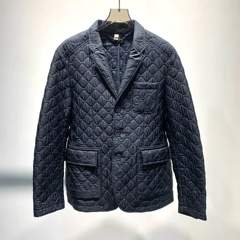 Burberry Burberry Men's Quilted Black Coat Size US M / EU 48-50 / 2 - 1 Thumbnail