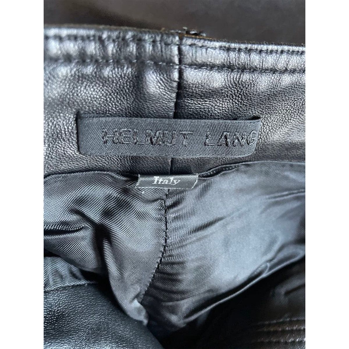 Helmut Lang LEATHER PANTS Size US 28 / EU 44 - 6 Thumbnail