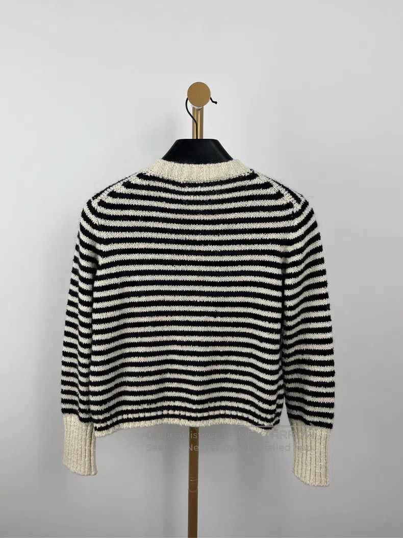 Dior Dior White striped single-breasted long-sleeved knitted wo Size XS / US 0-2 / IT 36-38 - 2 Thumbnail