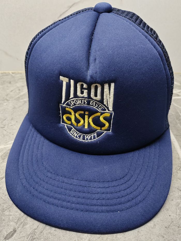 Asics Vintage Asics Trucker Cap Hat Size ONE SIZE - 1 Thumbnail