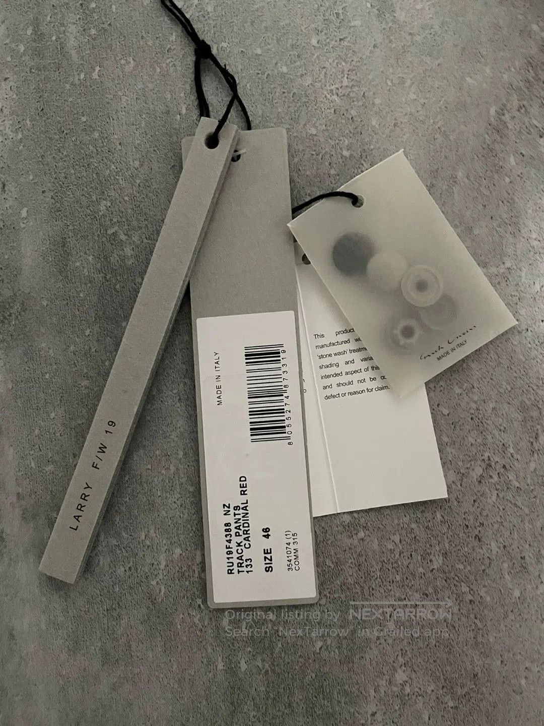 Rick Owens rick owens red slim. Size US 34 / EU 50 - 6 Thumbnail