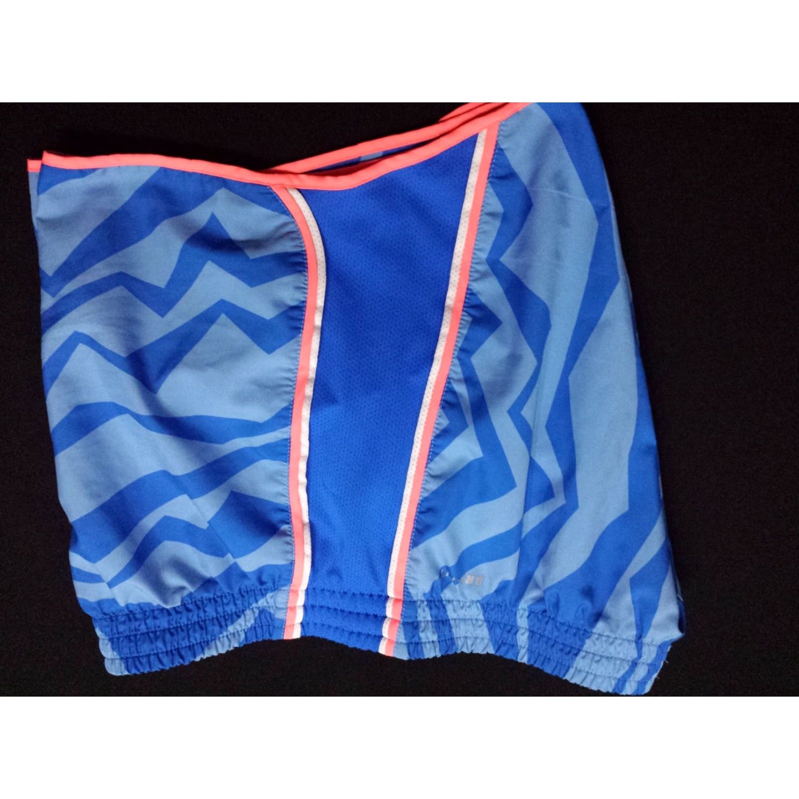 Nike Nike Dri-Fit Womens Small Blue Geometric Running Shorts Size 28" / US 6 / IT 42 - 4 Thumbnail