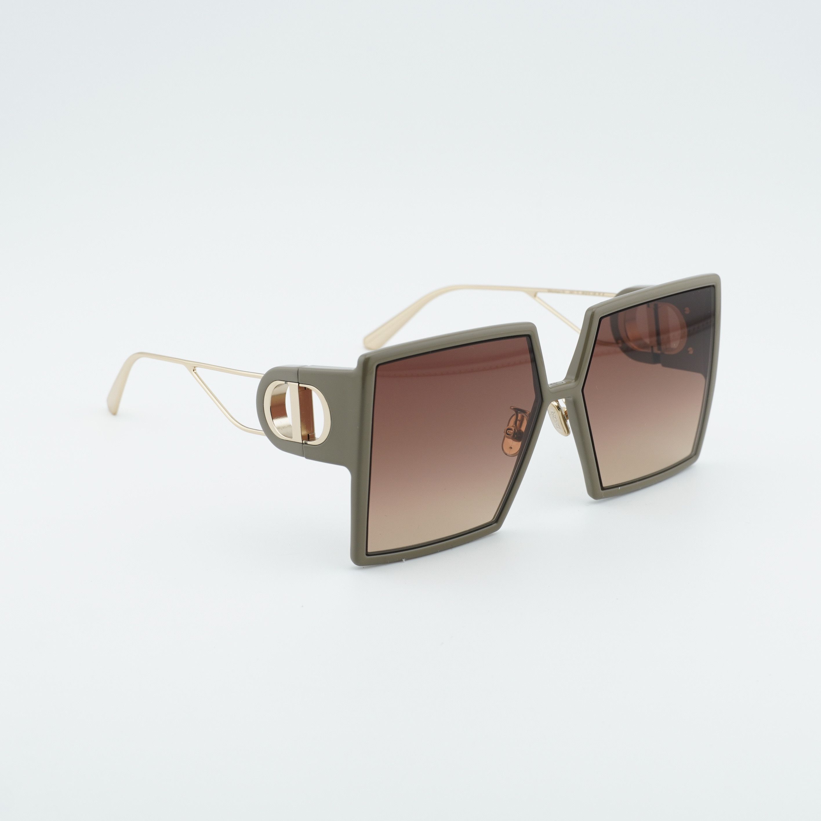 Dior Dior 30MONTAIGNE SU 55F1 Sunglasses Green Square Frame Size ONE SIZE - 7 Thumbnail
