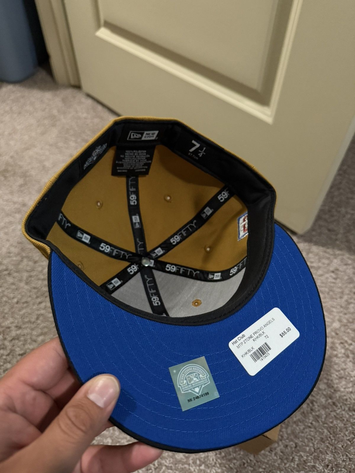 Hat Club 7 1/4 New Era Fitted Hat Club Provo Angels Size ONE SIZE - 4 Thumbnail