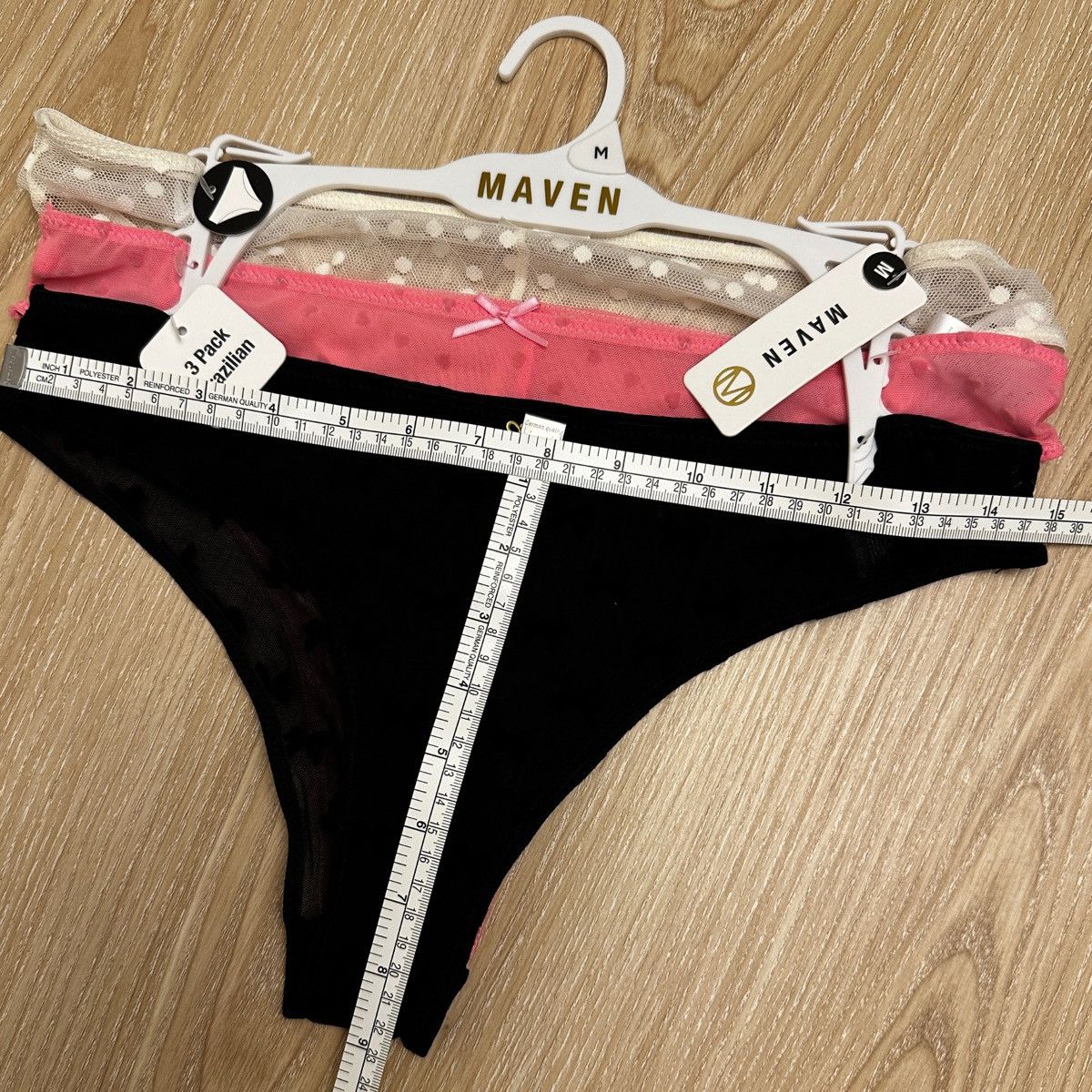 Other Maven Women’s Brazilian Knickers - 3 Pack Size 28" / US 6 / IT 42 - 7 Thumbnail