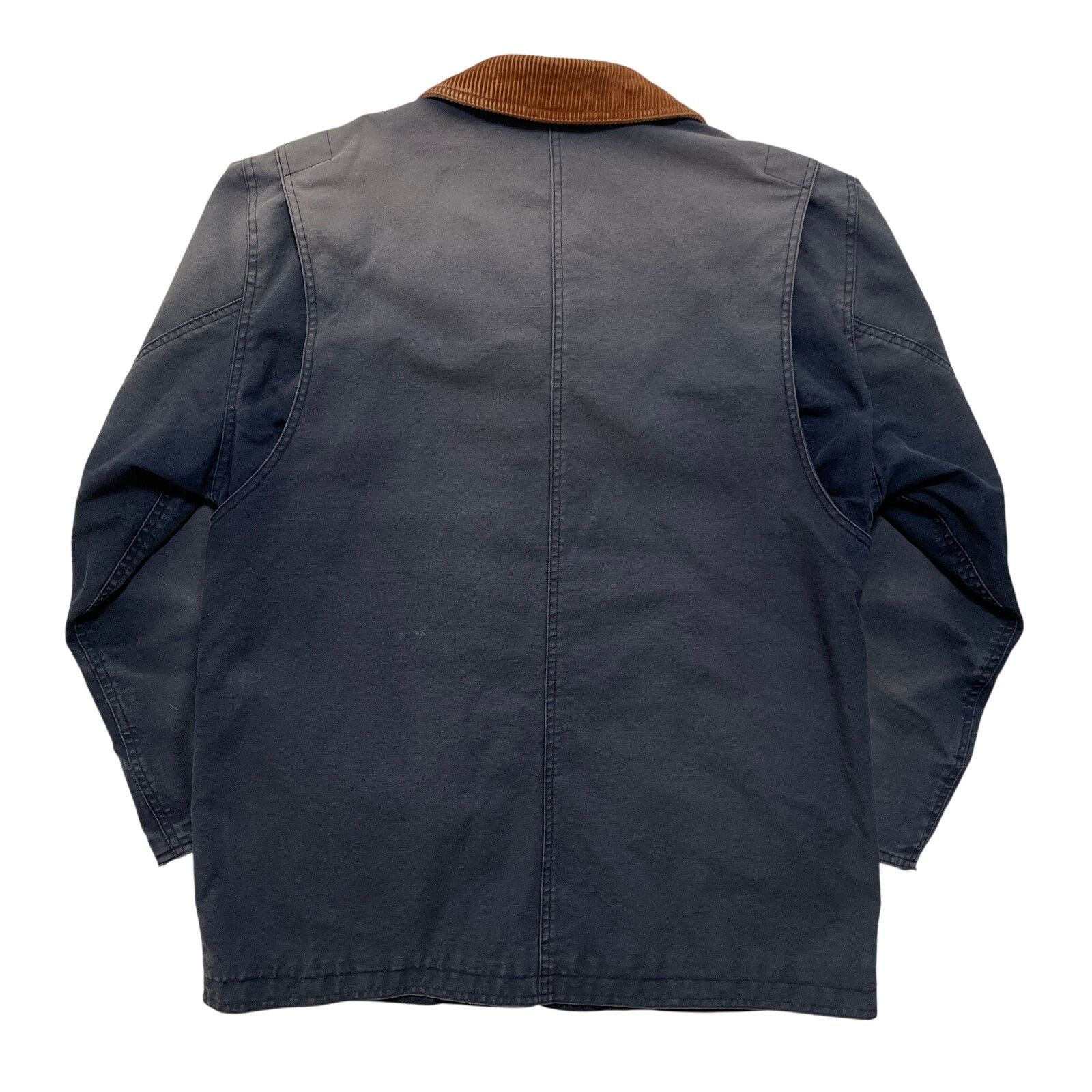 Lands' End VTG 90's Lands End Navy Faded Thrashed Chore Jacket XL Size US M / EU 48-50 / 2 - 3 Thumbnail