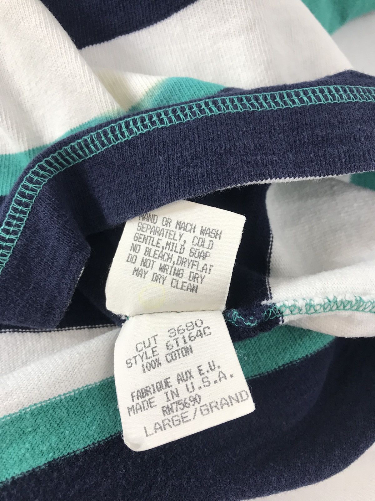 Other Christian de Castelnaut Embroidery Logo Striped Block Design Size US M / EU 48-50 / 2 - 7 Thumbnail