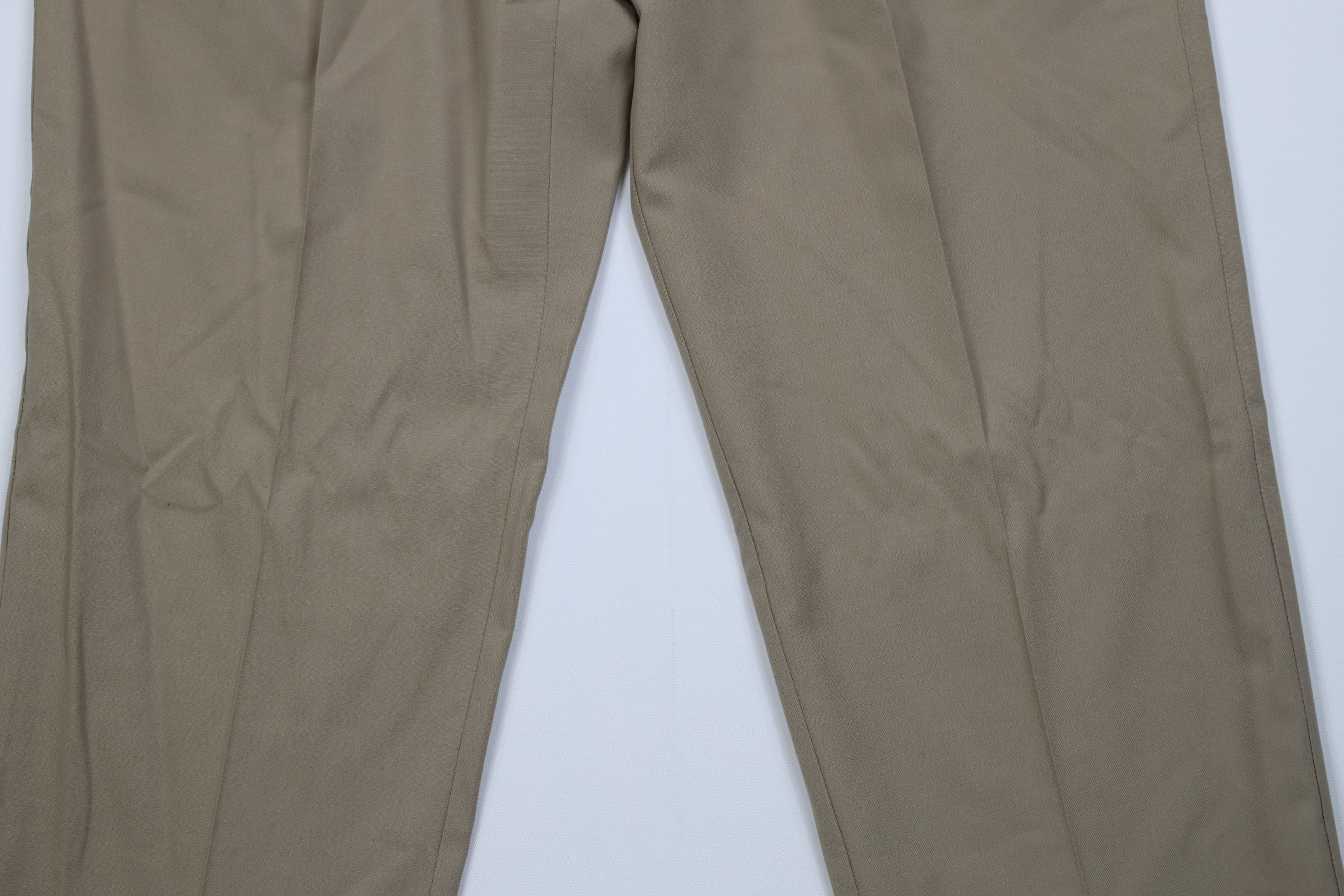 Brooks Brothers Vintage 90s Y2K Brooks Brothers Wool Wide Leg Chino Pants Size US 36 / EU 52 - 3 Thumbnail