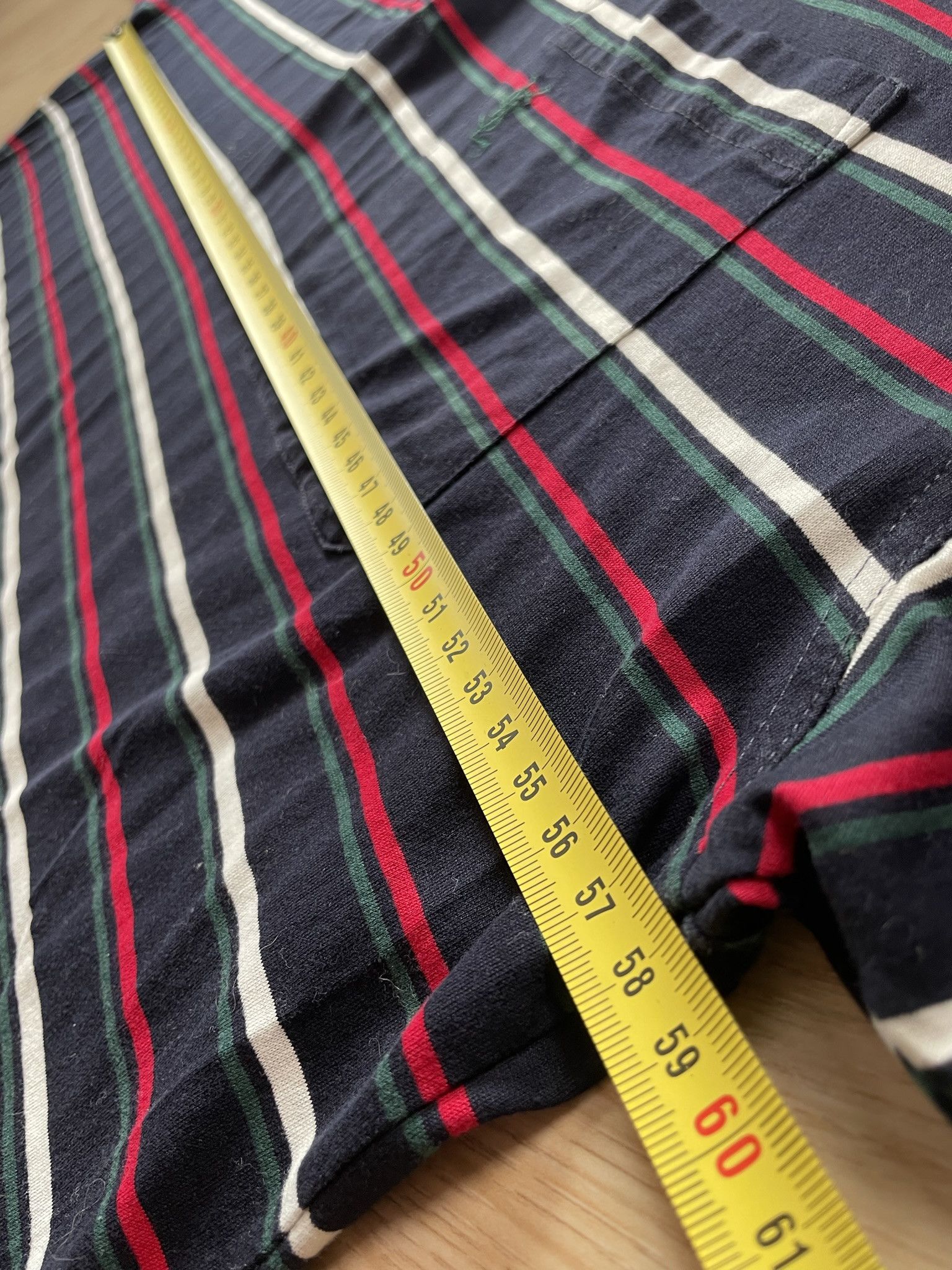 Yves Saint Laurent VINTAGE YSL YVES SAINT LAURENT STRIPED POLO Size US XL / EU 56 / 4 - 7 Thumbnail